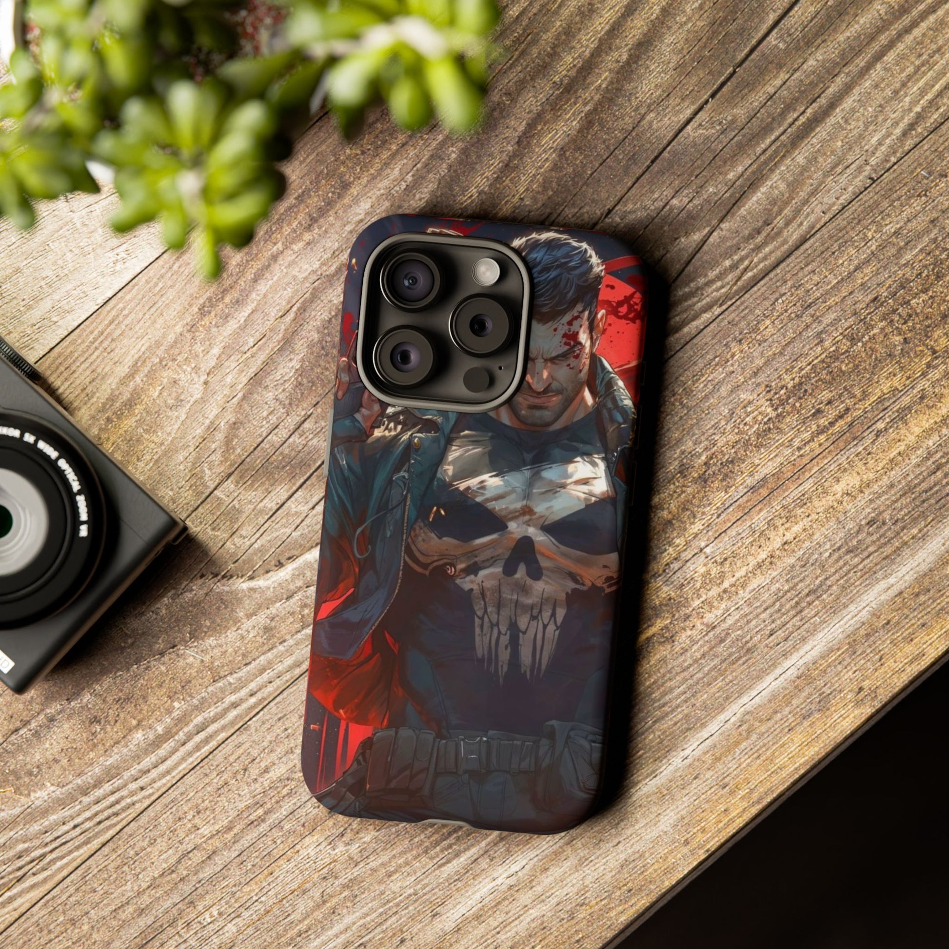 Punisher Tough Cases for iPhones, Samsung, and Pixel