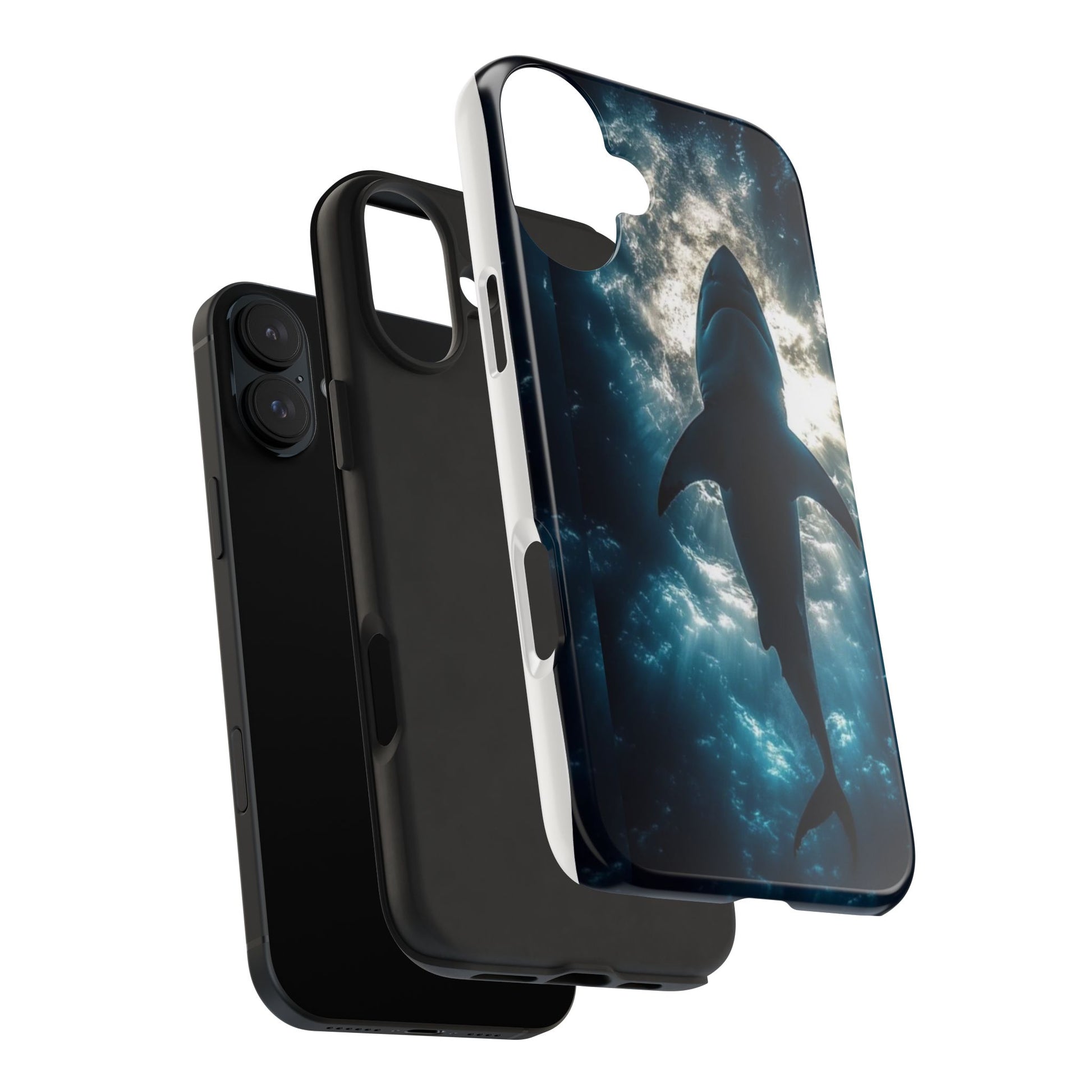 Great White Shark Themed Tough Phone Cases for Iphones & Samsung Phones