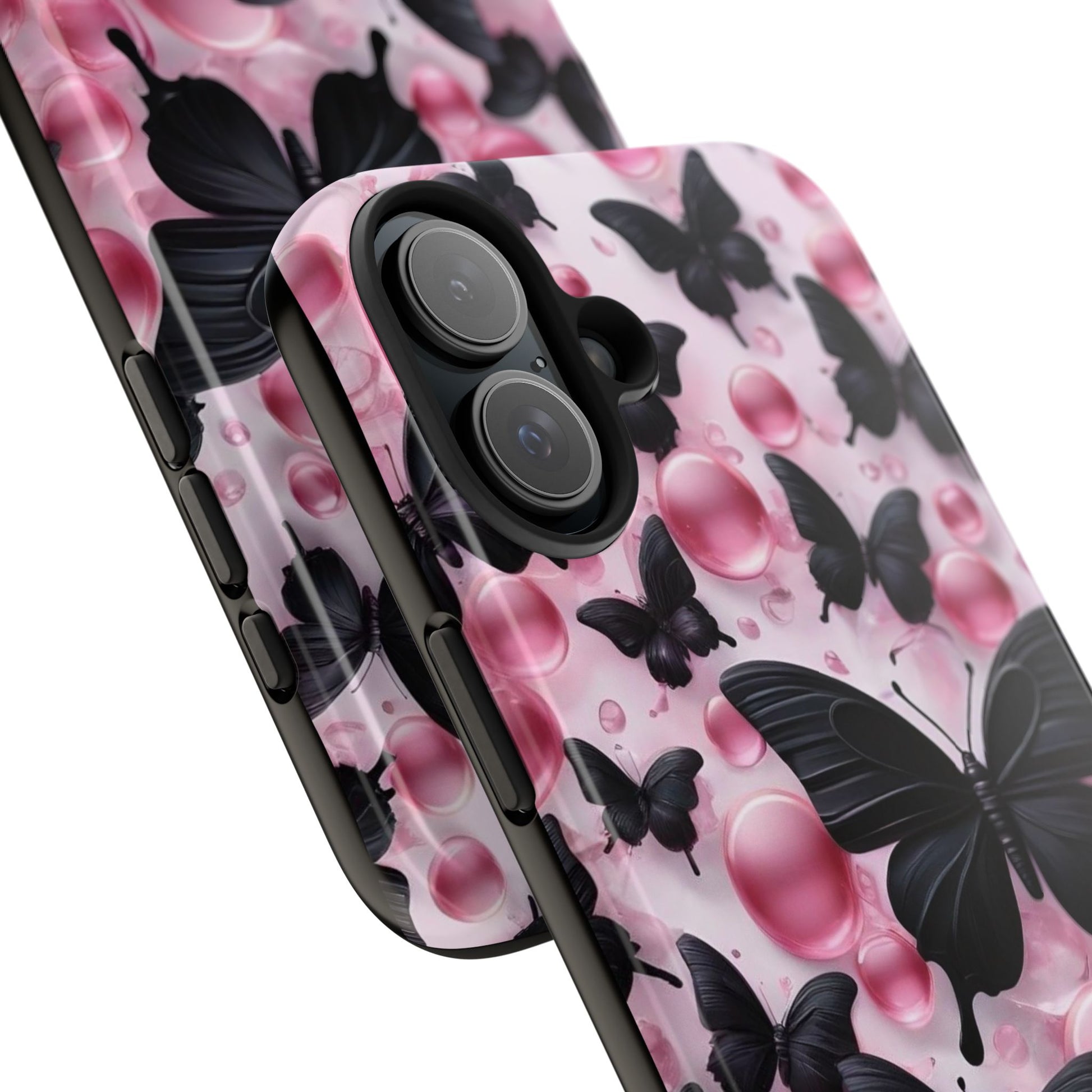 Pearls and Butterflies Theme Phone Cases for iPhones & Samsung Phones