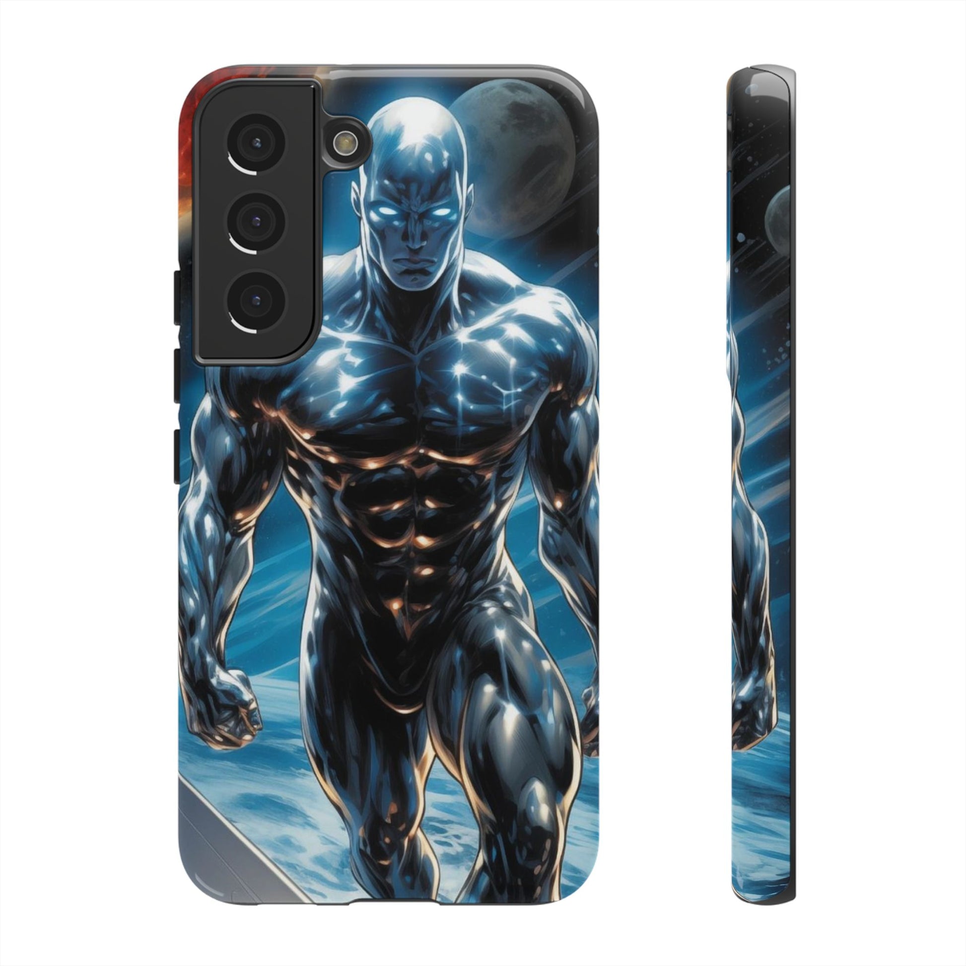 The Silver Surfer Comic Art Phone Case, Tough Cases for iPhones, Samsung, and Pixel