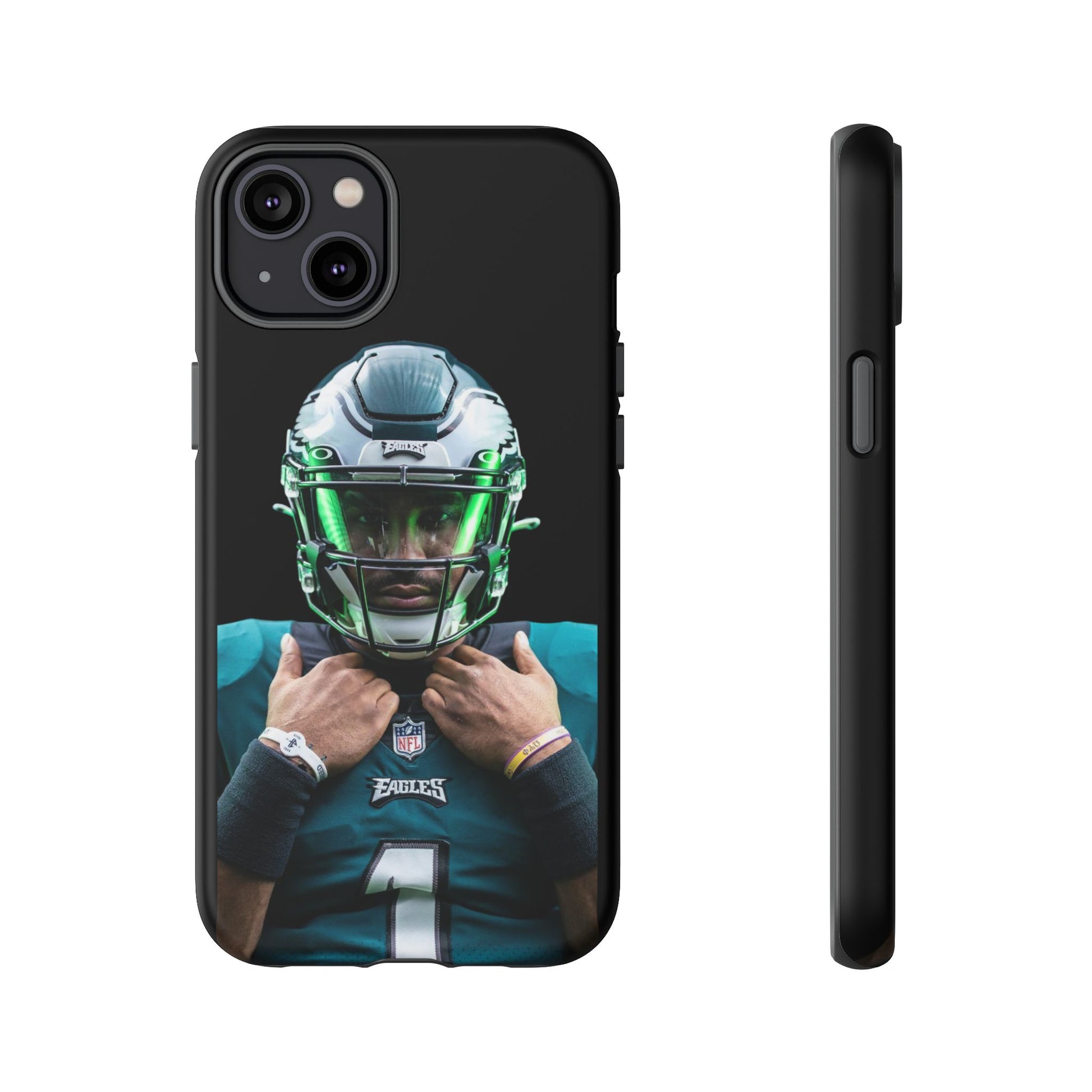 Eagles Football Jalen Hurts Tough Cases for iPhones, Samsung, and Pixel