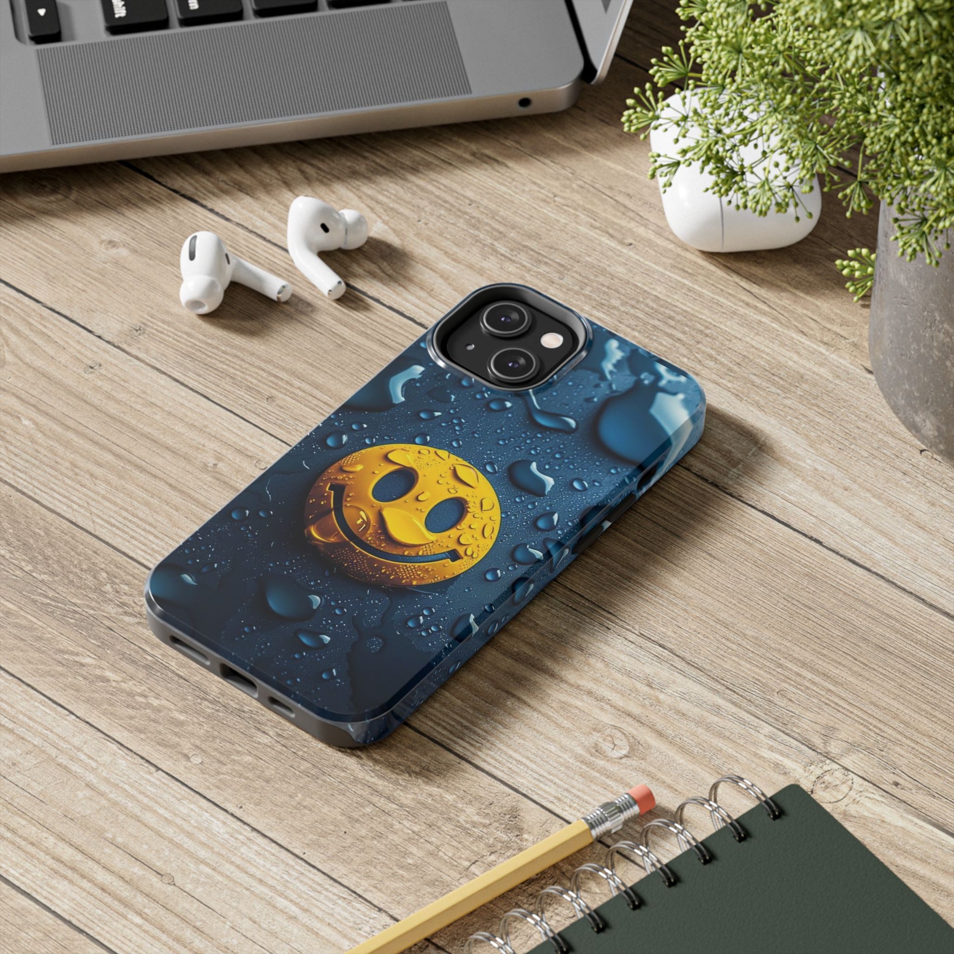 Be Happy Smiley Face Phone Cases for iPhones & Samsung Phones