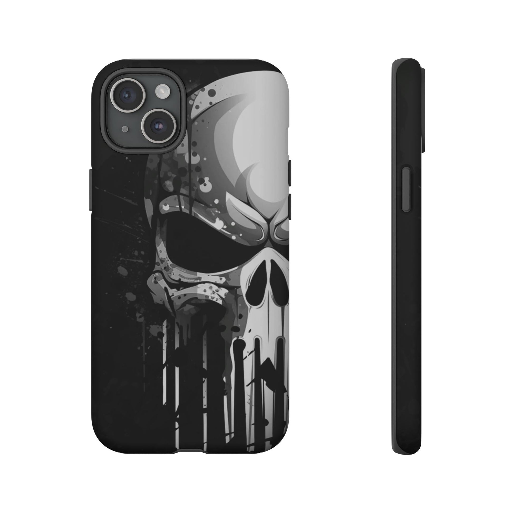 Punisher Skull Tough Cases for iPhones, Samsung, and Pixel