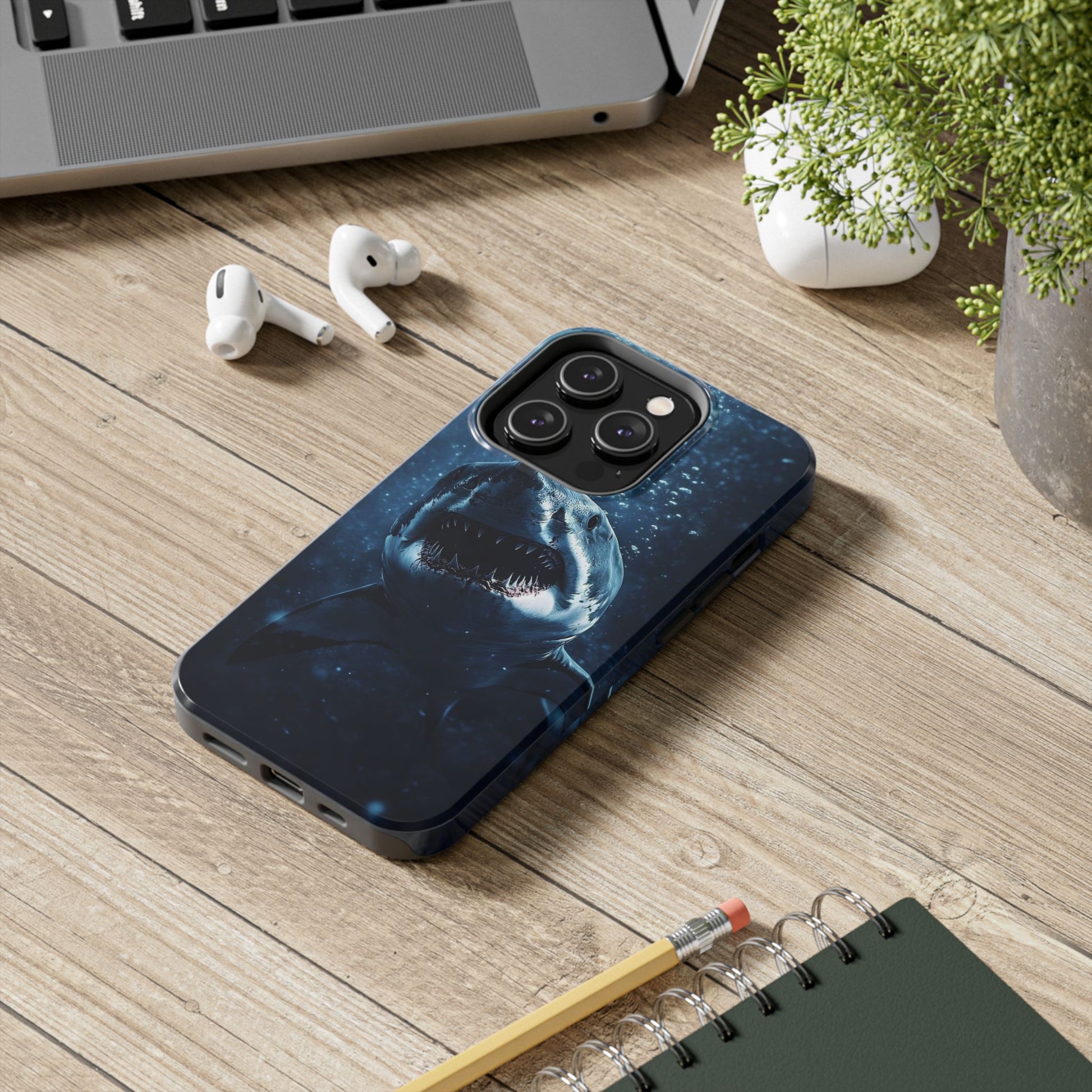 Great White Shark Theme Phone Cases for iPhones & Samsung Phones