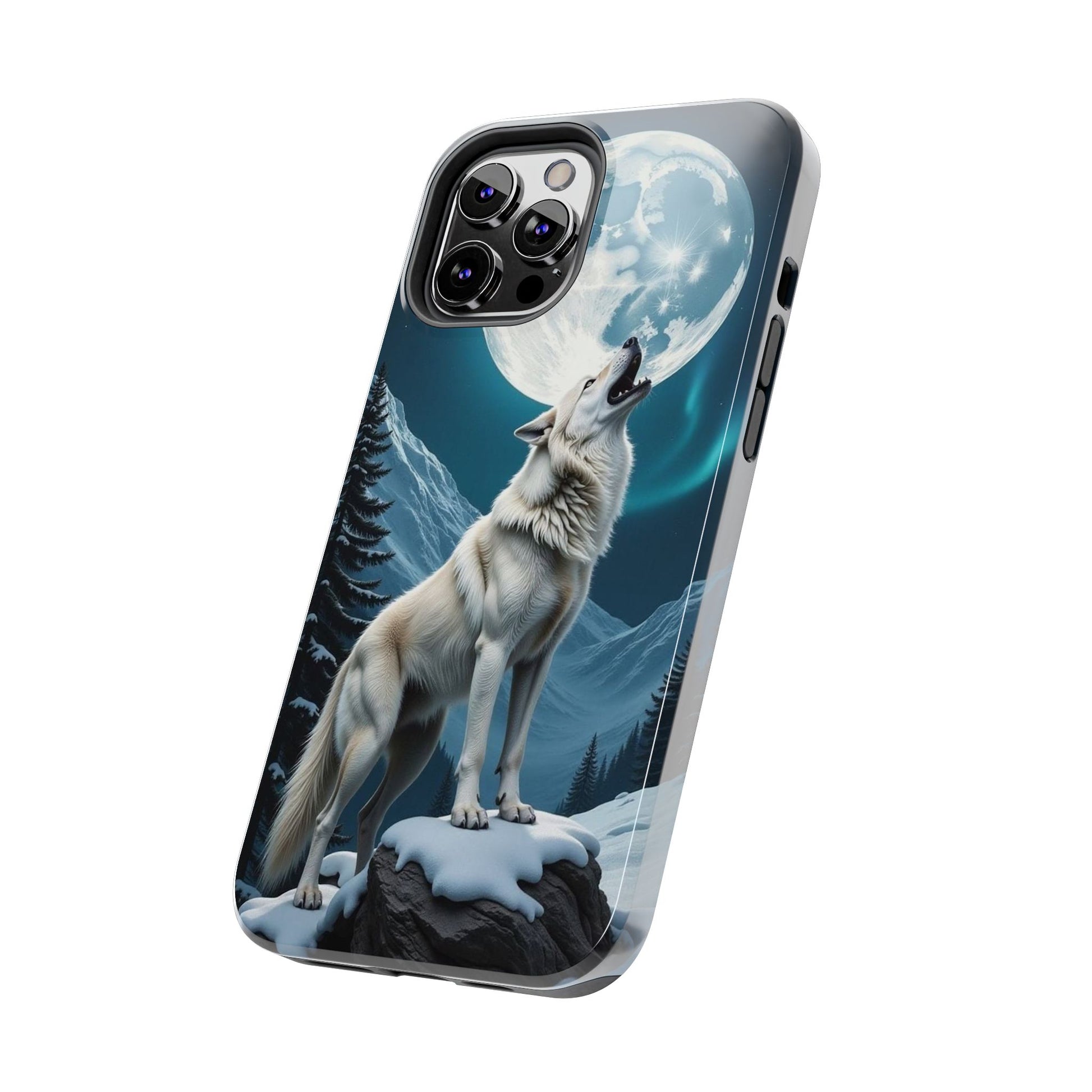 Howling Wolf Theme Phone Cases for iPhones & Samsung Phones