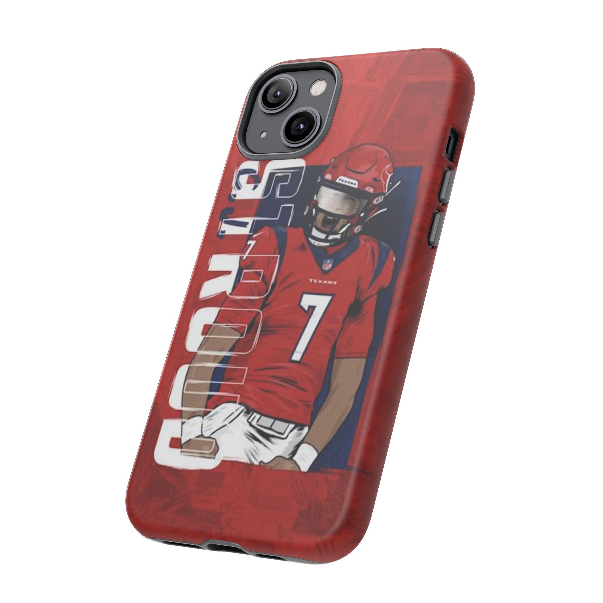Houston Texans Football CJ Stroud Tough Cases for iPhones, Samsung, and Pixel
