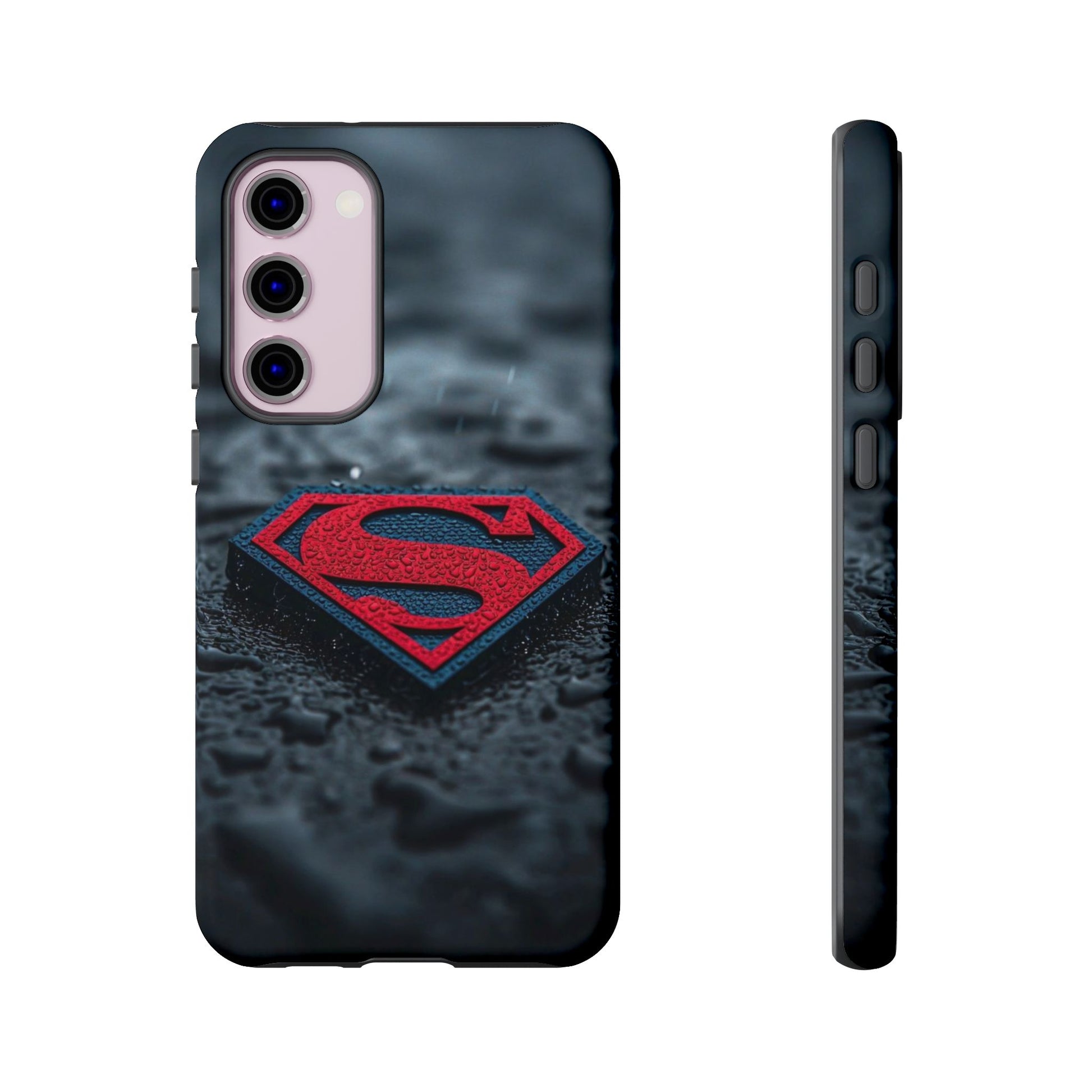 Superman Logo Tough Cases for iPhones, Samsung, and Pixel
