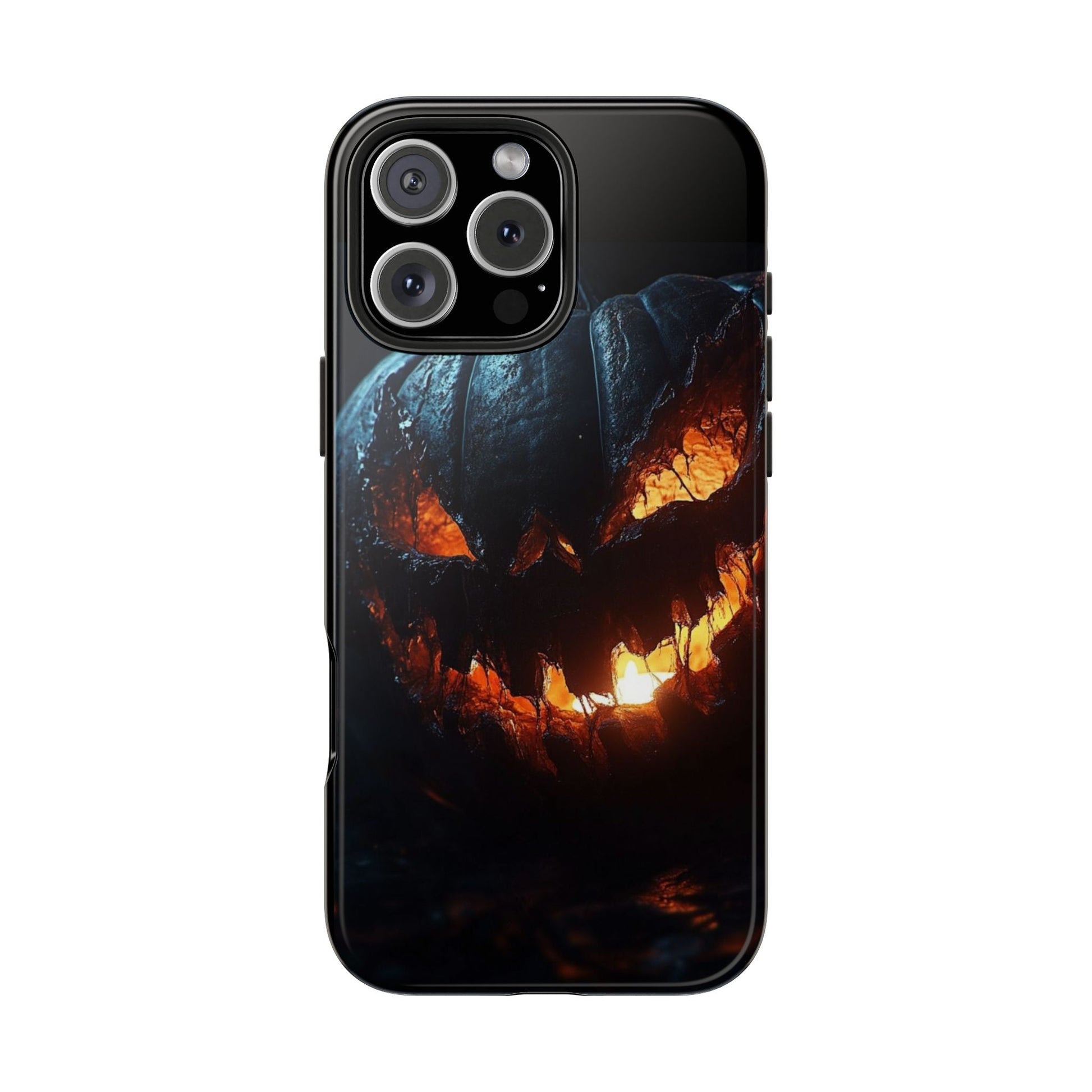 Scary Pumpkin Halloween Theme Phone Cases for iPhones & Samsung Phones