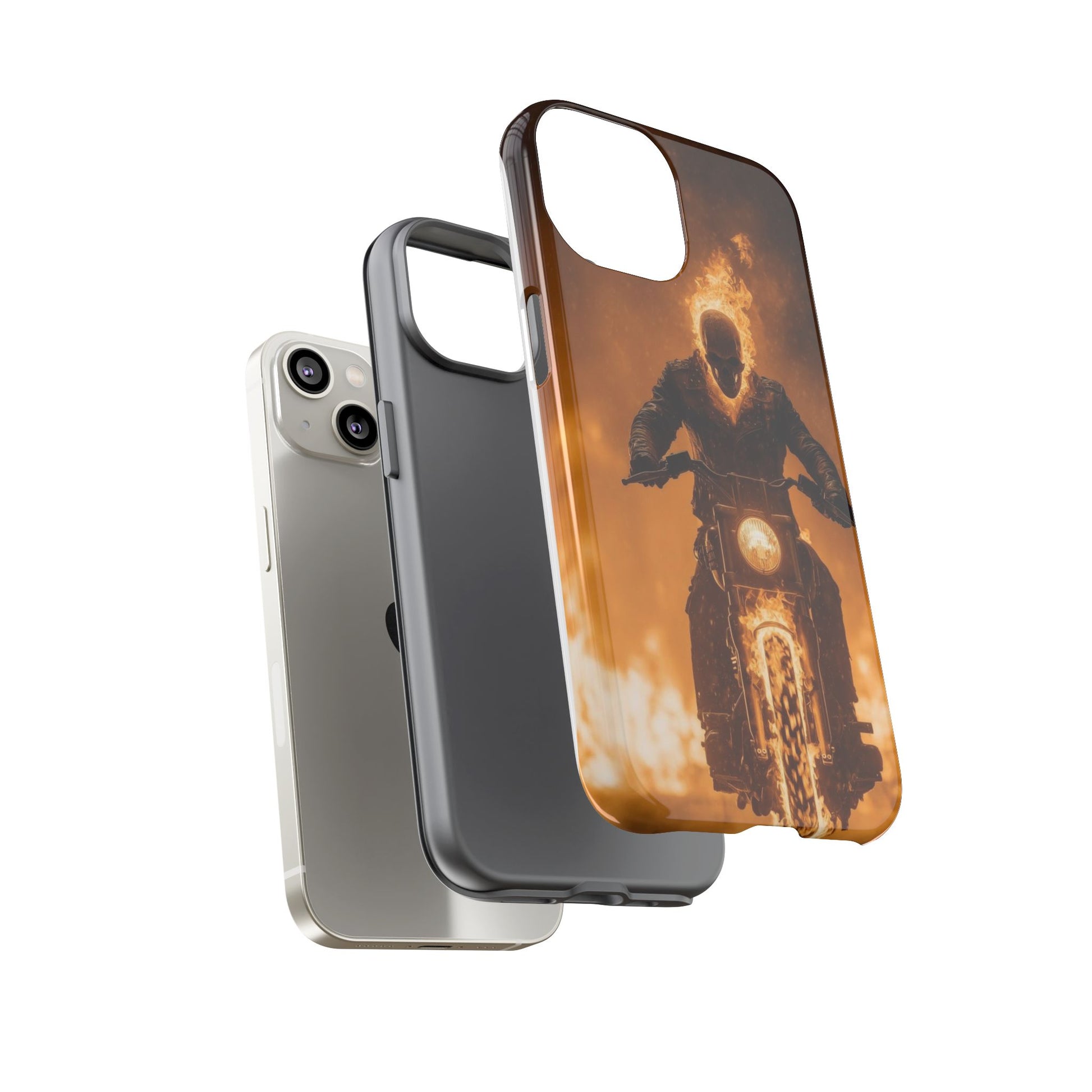 Marvel's Ghostrider Tough Cases for iPhones, Samsung, and Pixel