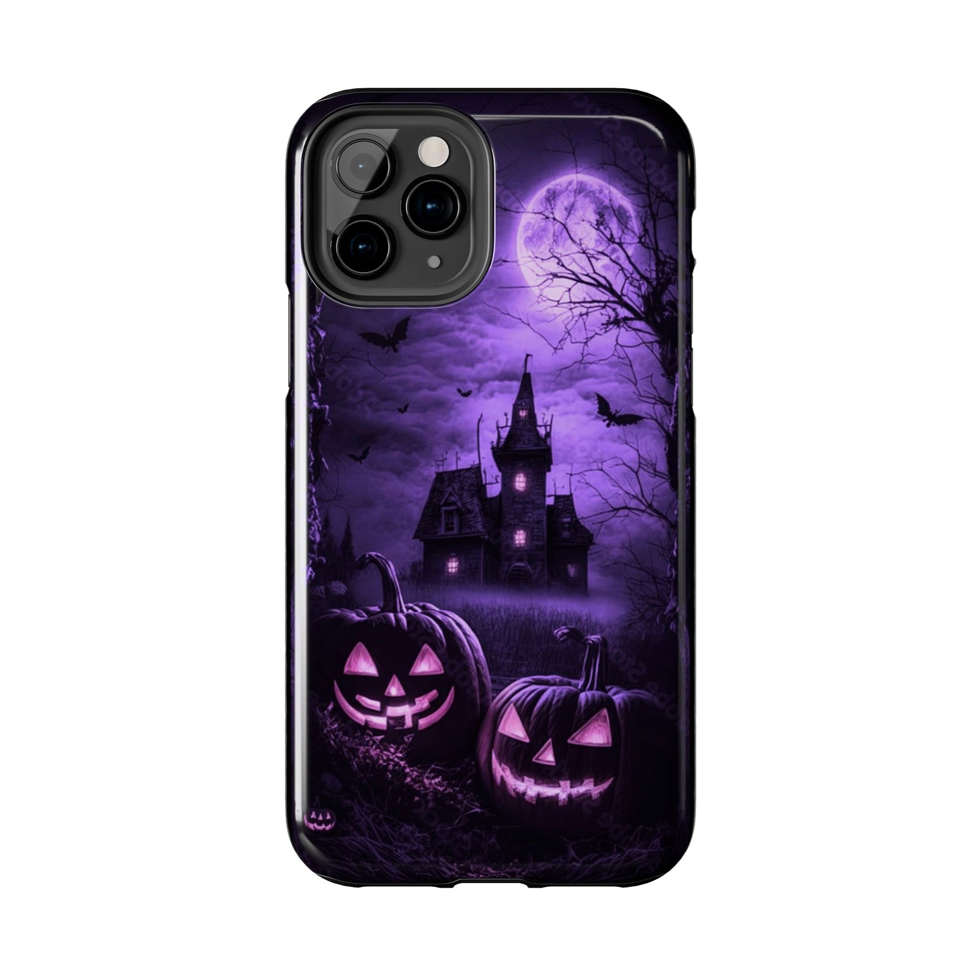 Haunted House Halloween Theme Phone Cases for iPhones & Samsung Phones