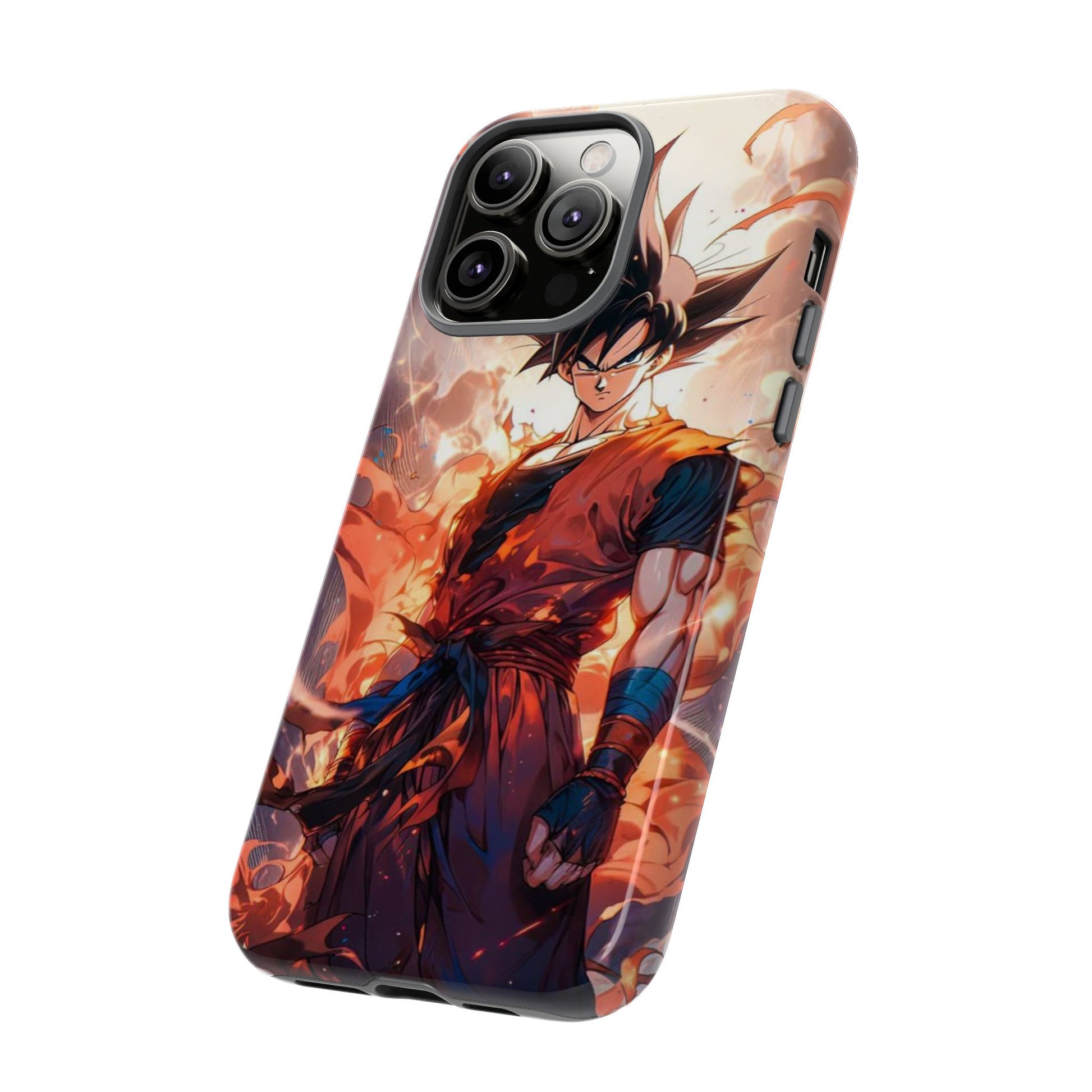 Anime Manga Dragon Ball Z Goku Tough Cases for iPhones, Samsung, and Pixel
