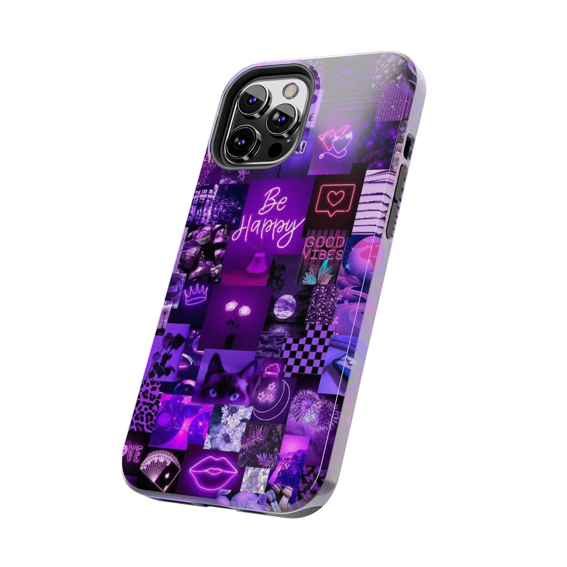 Be Happy Themed Tough Phone Cases for Iphones & Samsung Phones