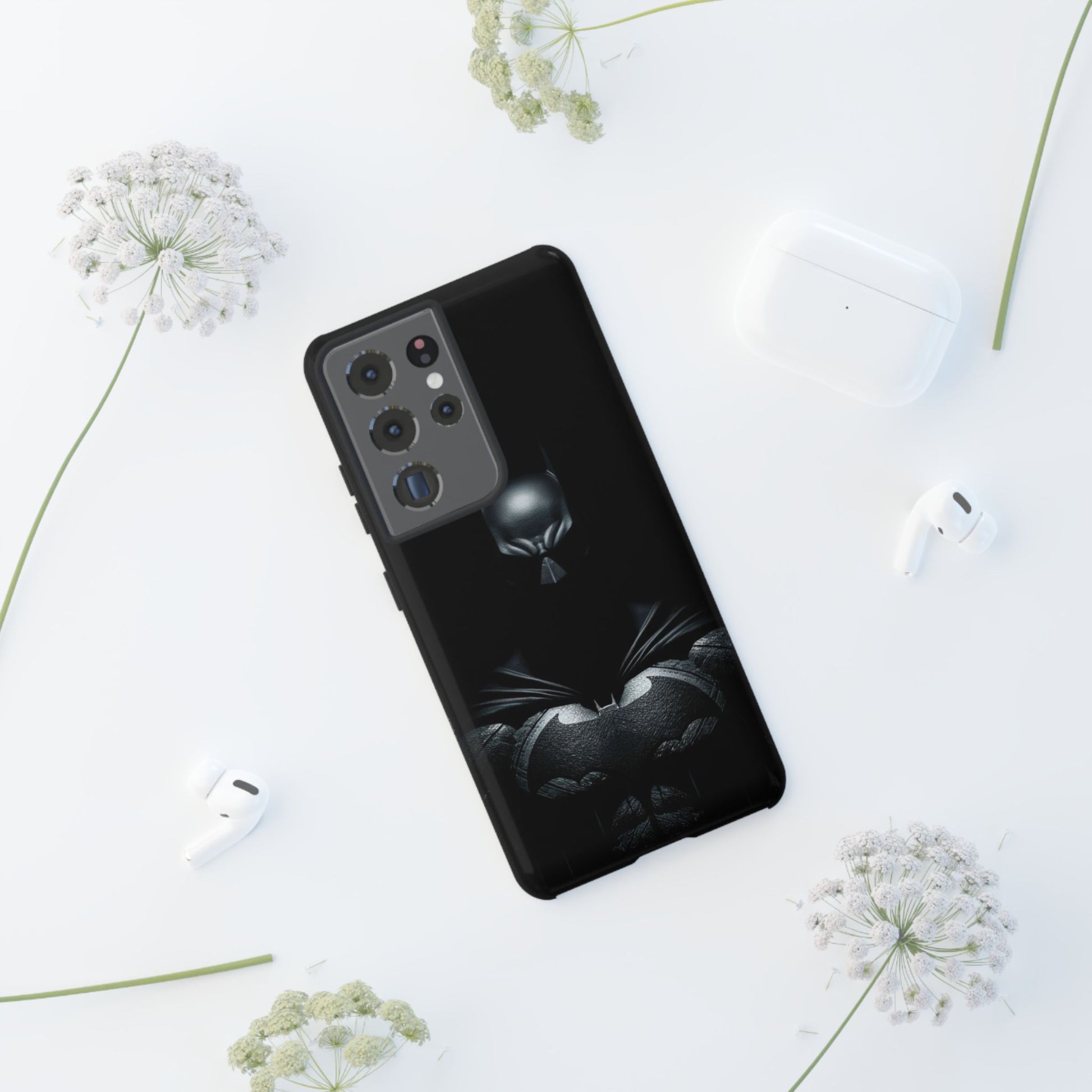 DC Comics Batman in Shadows Tough Cases for iPhones, Samsung, and Pixel