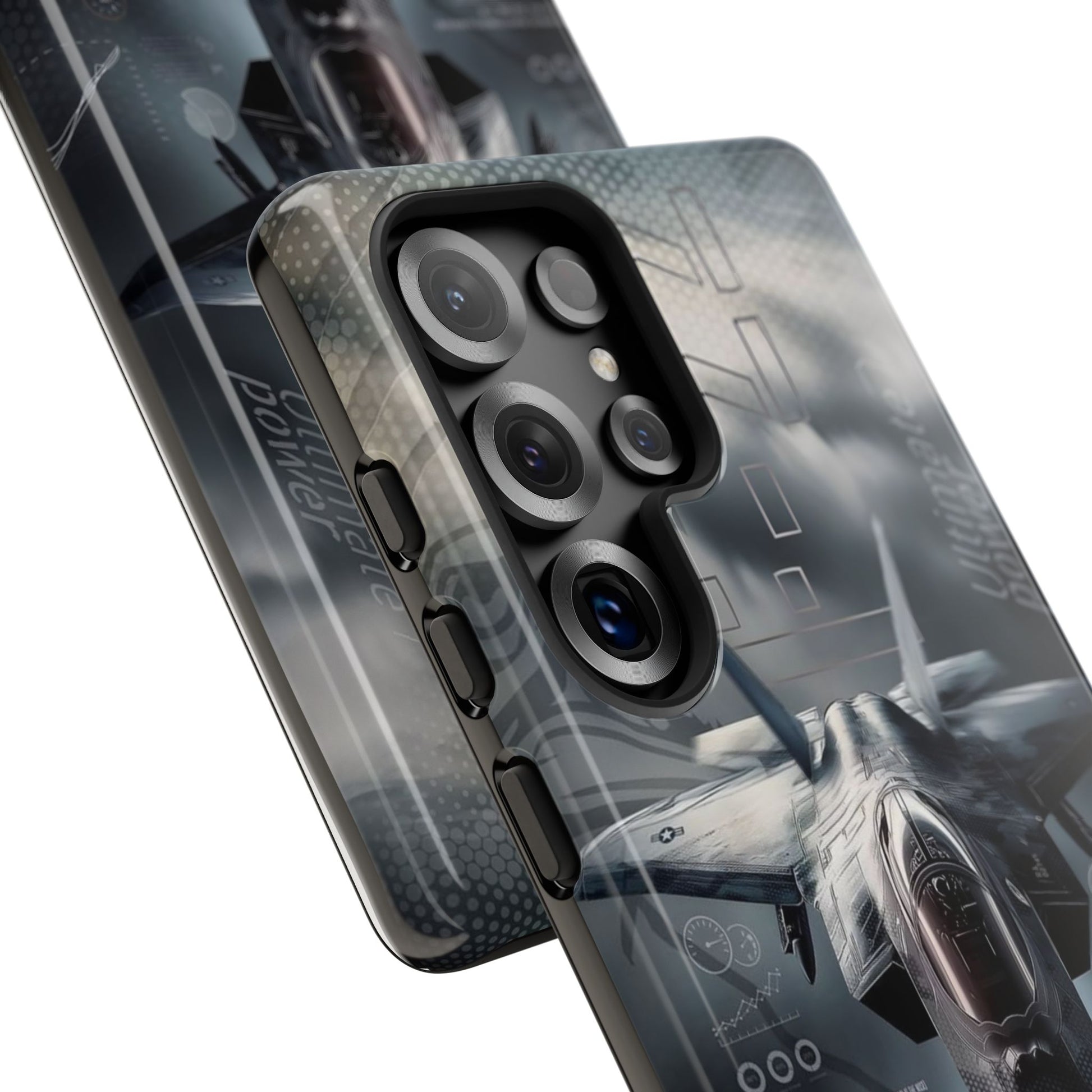 F-22 Raptor Fighter Jet Tough Cases for iPhones, Samsung, and Pixel