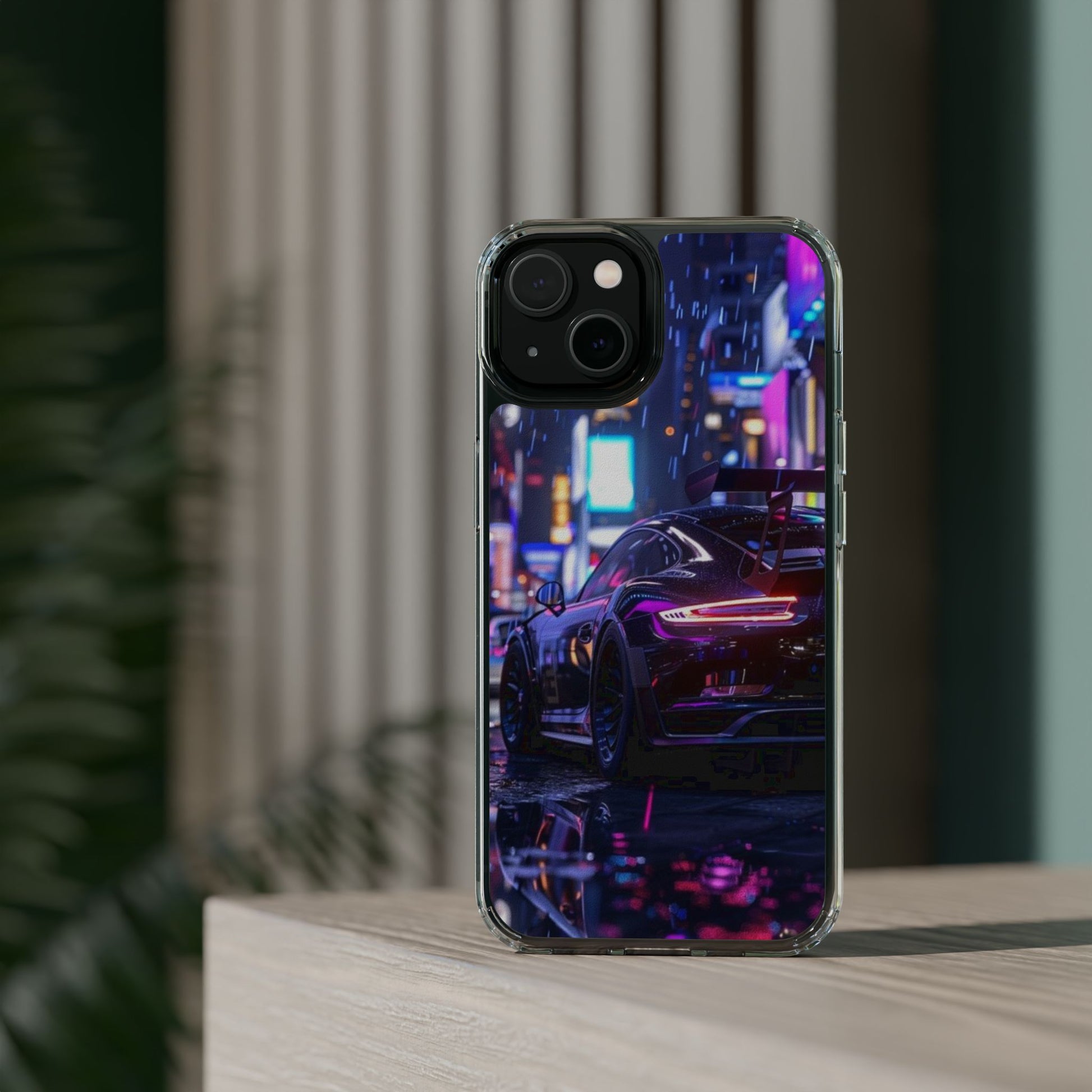 Beautiful Porsche in City Art Iphone, Samsung case