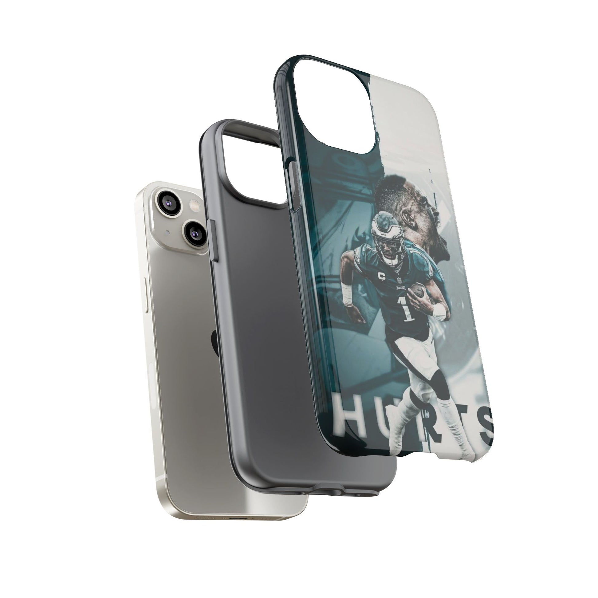Jalen Hurts Eagles Football Tough Cases for iPhones, Samsung, and Pixel