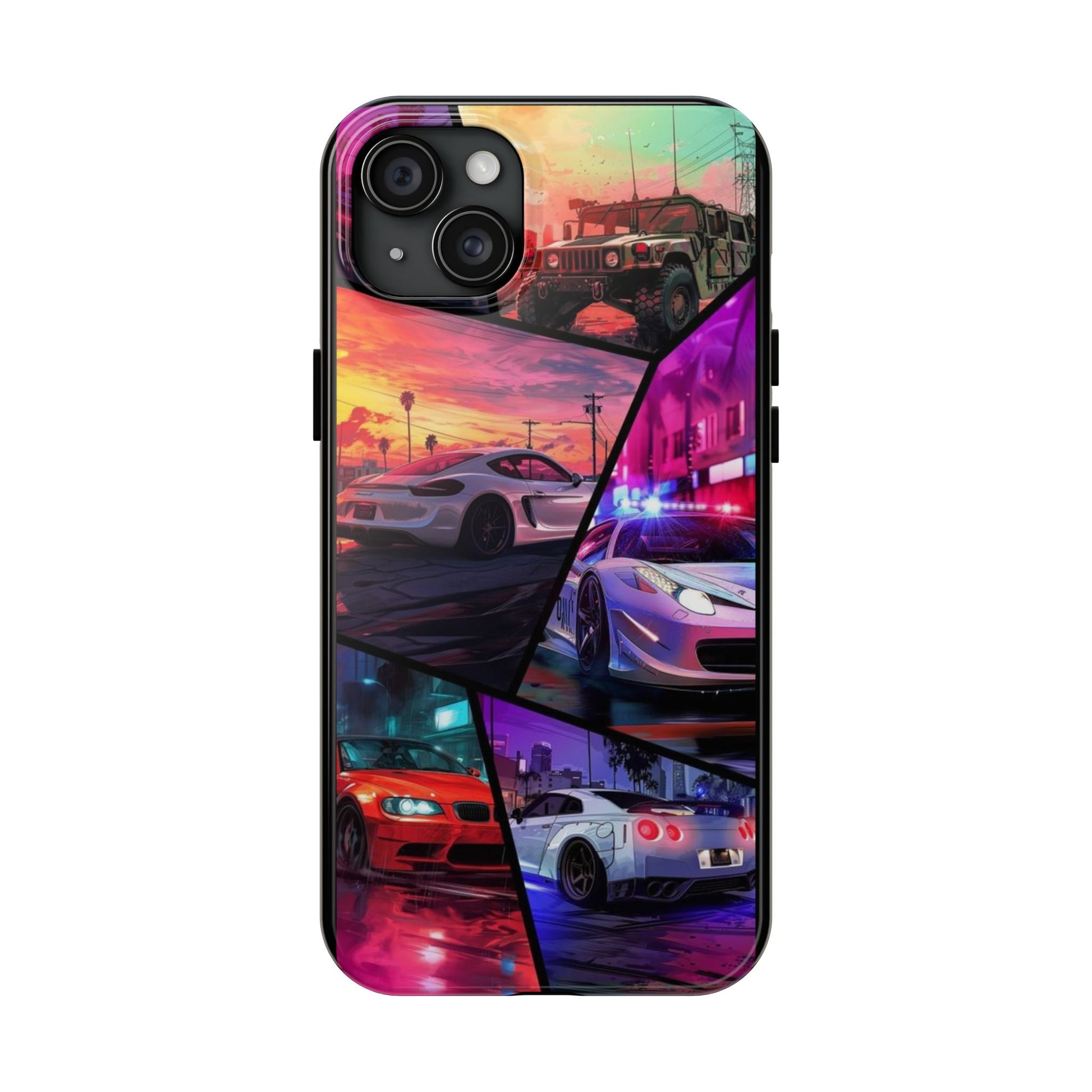 GTA Cars and Jeeps Inspired Tough 2 Piece Iphone & Samsung Durable Phone Case