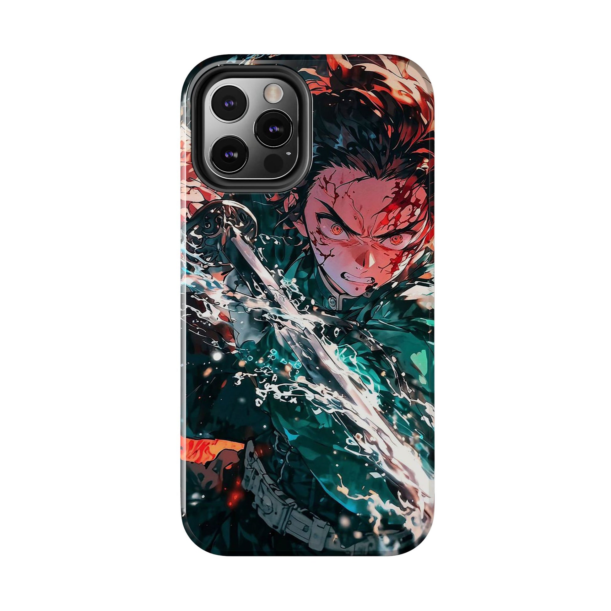 Demon Slayer Tanjiro Art Phone Case for iPhone & Samsung Galaxy Phones