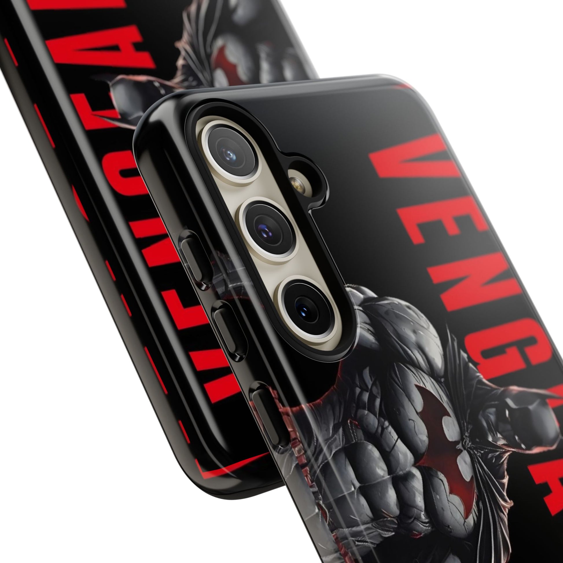 DC Comics Batman Vengence Tough Cases for iPhones, Samsung, and Pixel