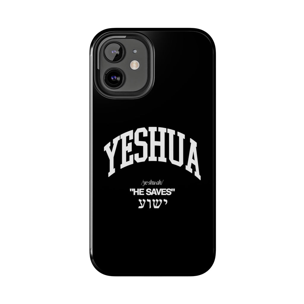 Yeshua He Saves Christian Theme Phone Cases for iPhones & Samsung Phones