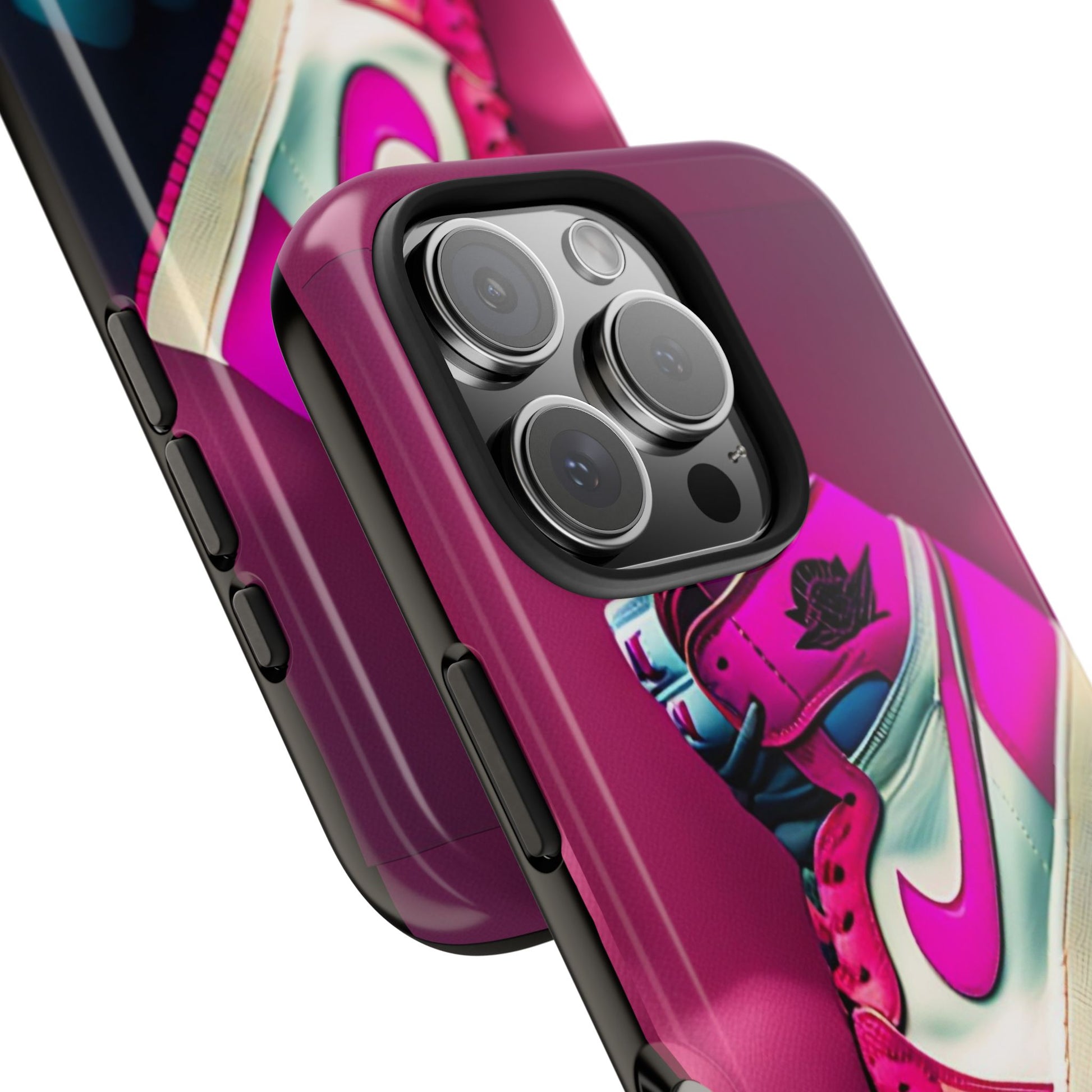 Pink Jordan Sneakers Phone Cases for iPhones & Samsung Phones