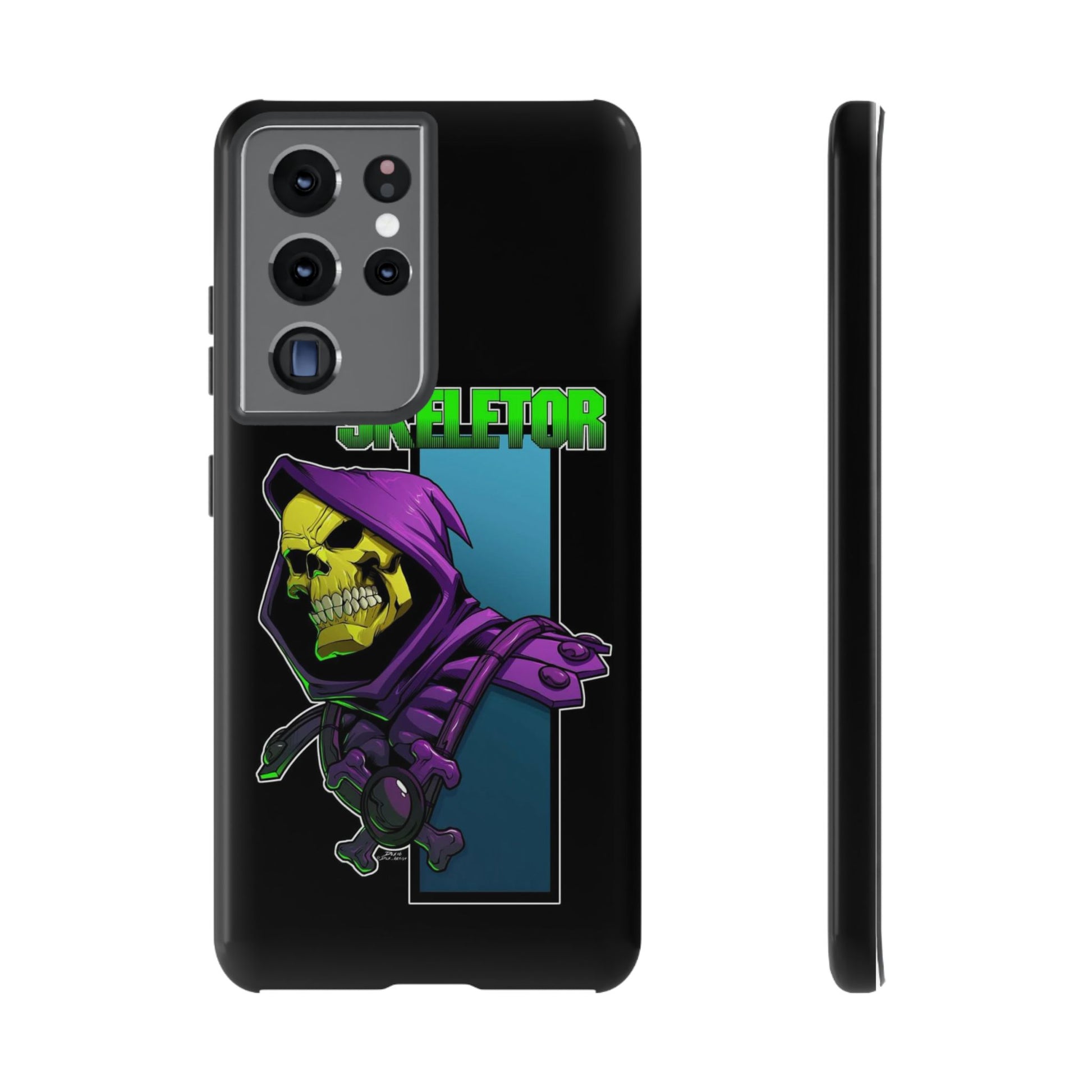Skeletor Tough Cases for iPhones, Samsung, and Pixel