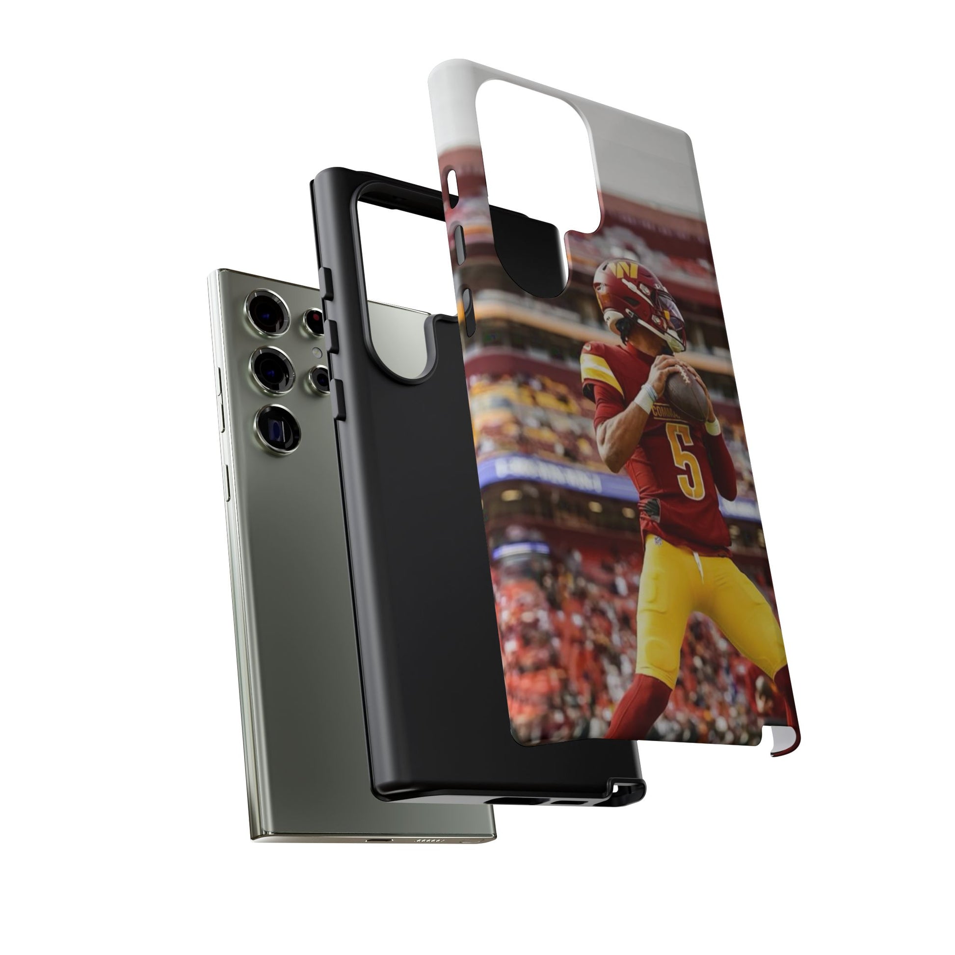Jayden Daniels Washington Football Tough Cases for iPhones, Samsung, and Pixel