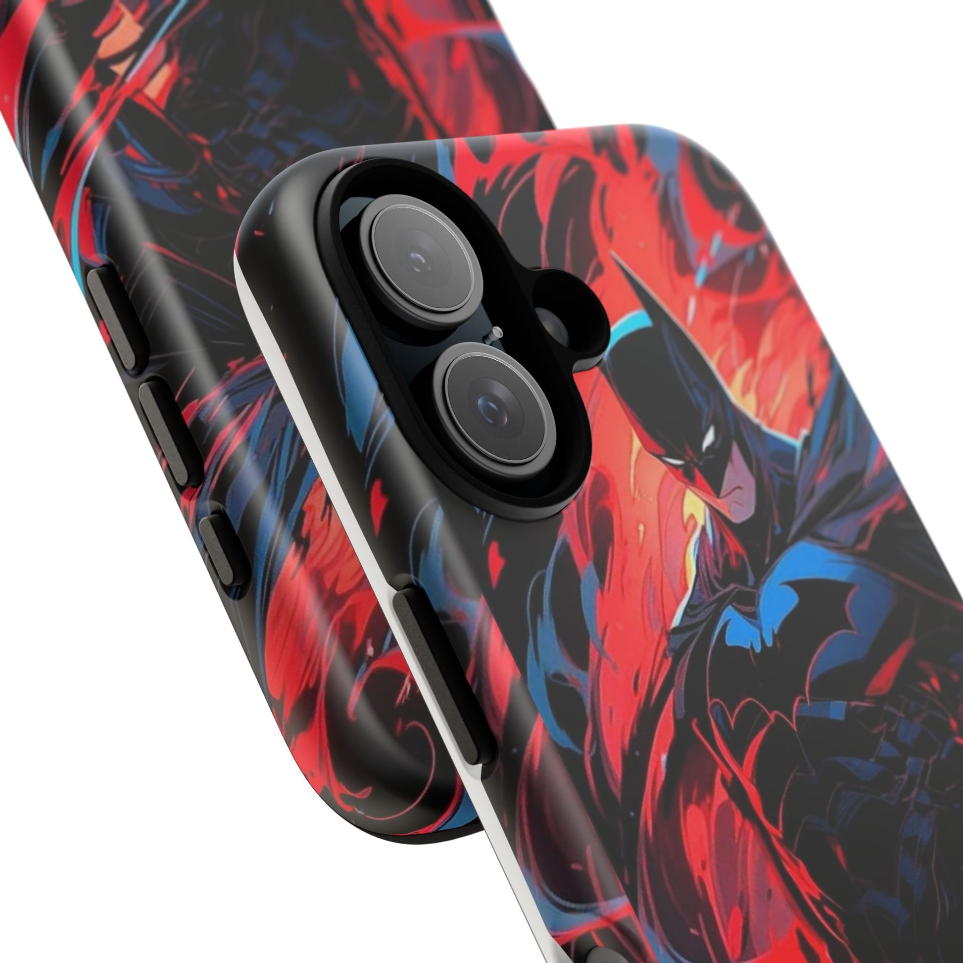 The Dark Knight Batman Art Tough Cases for iPhones, Samsung, and Pixel