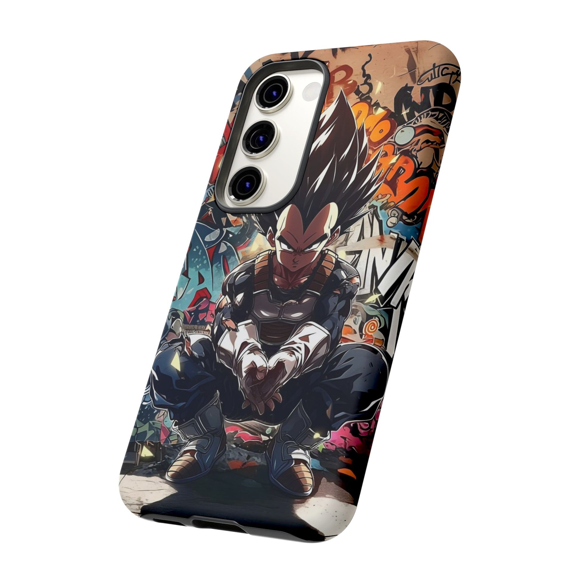 Anime Vegeta Dragon ball Z Tough Cases for iPhones, Samsung, and Pixel