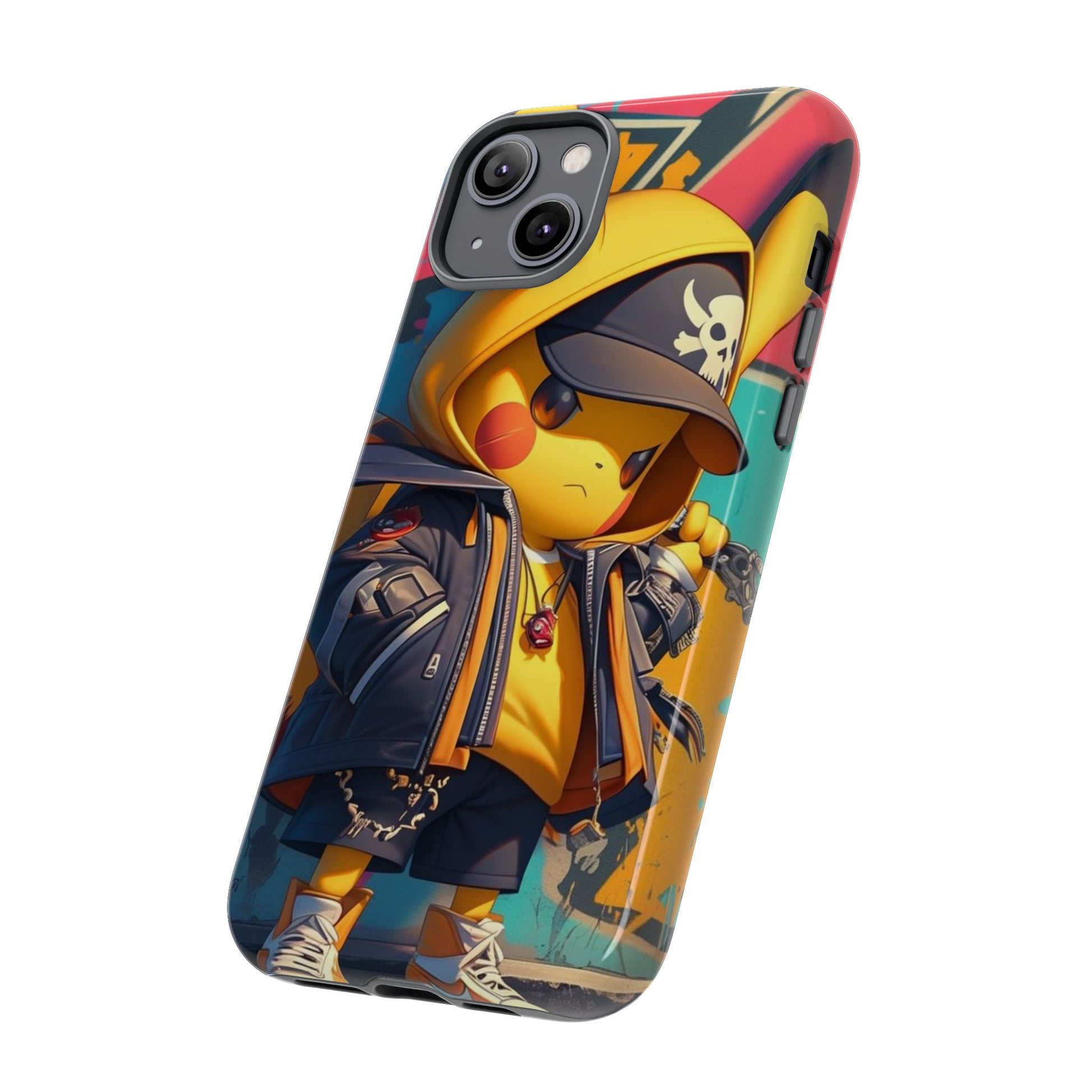 Cute Poke Bear Phone Case, Tough Cases for iPhones, Samsung, and Pixel