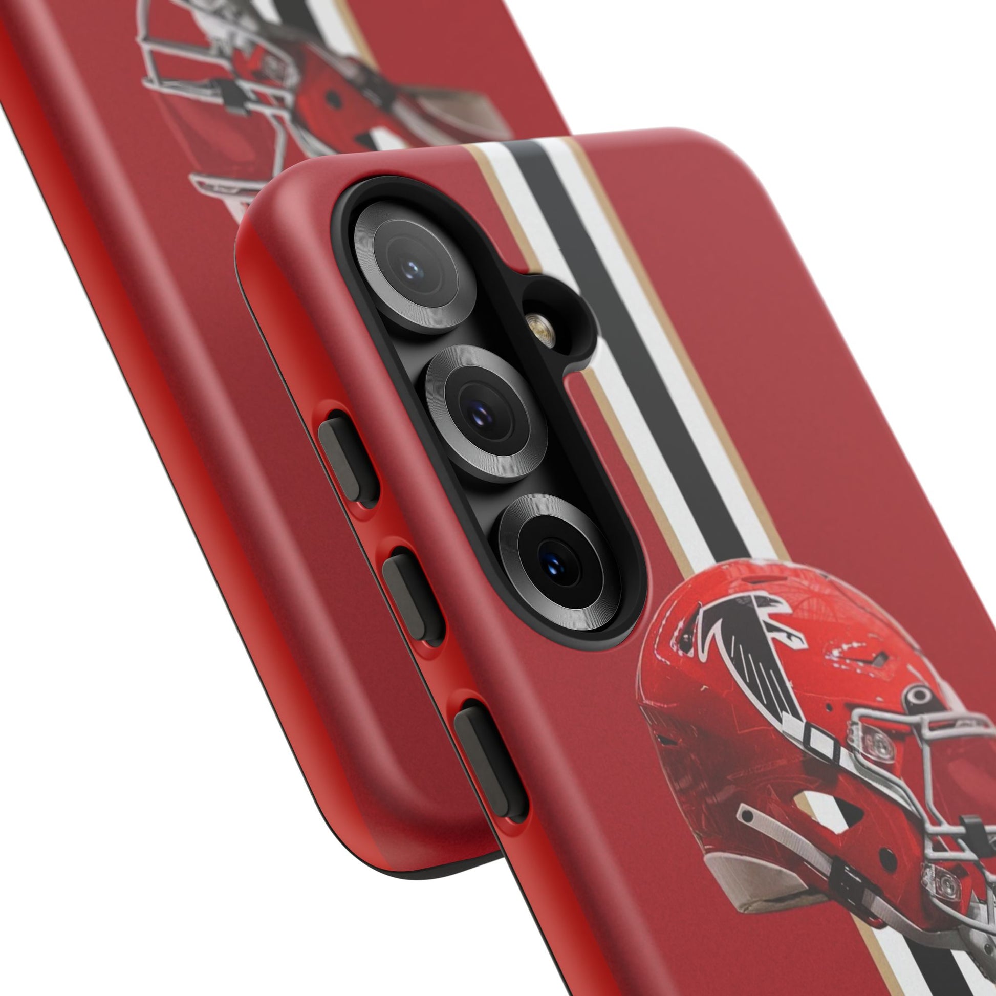 Atlanta Falcons Football Helmet Logo Tough Cases for iPhones, Samsung, and Pixel