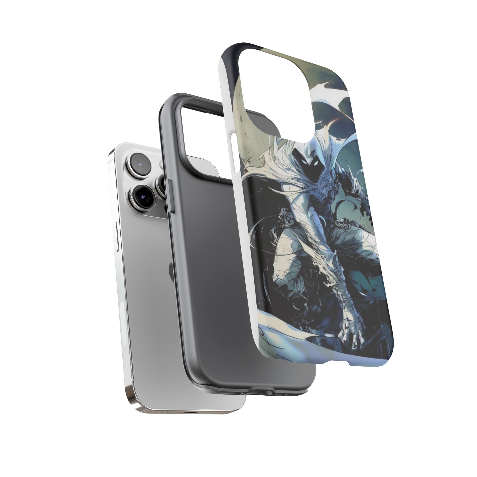 Moon Knight Tough Cases for iPhones, Samsung, and Pixel