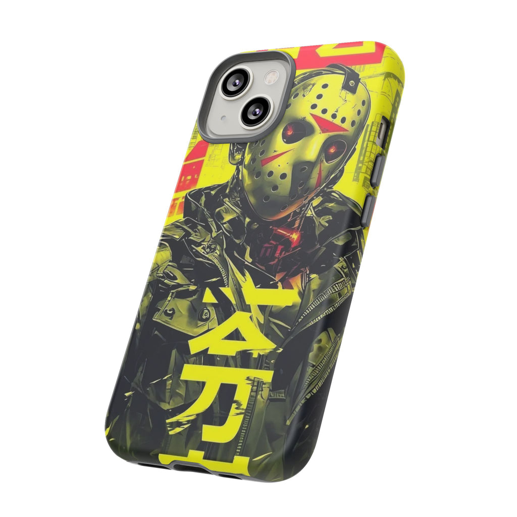Cyberpunk X Jason Voorhees Tough Cases for iPhones, Samsung, and Pixel