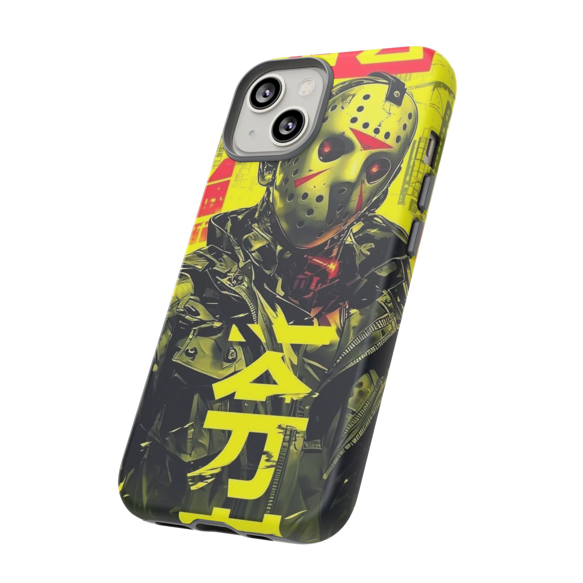 Cyberpunk X Jason Voorhees Tough Cases for iPhones, Samsung, and Pixel