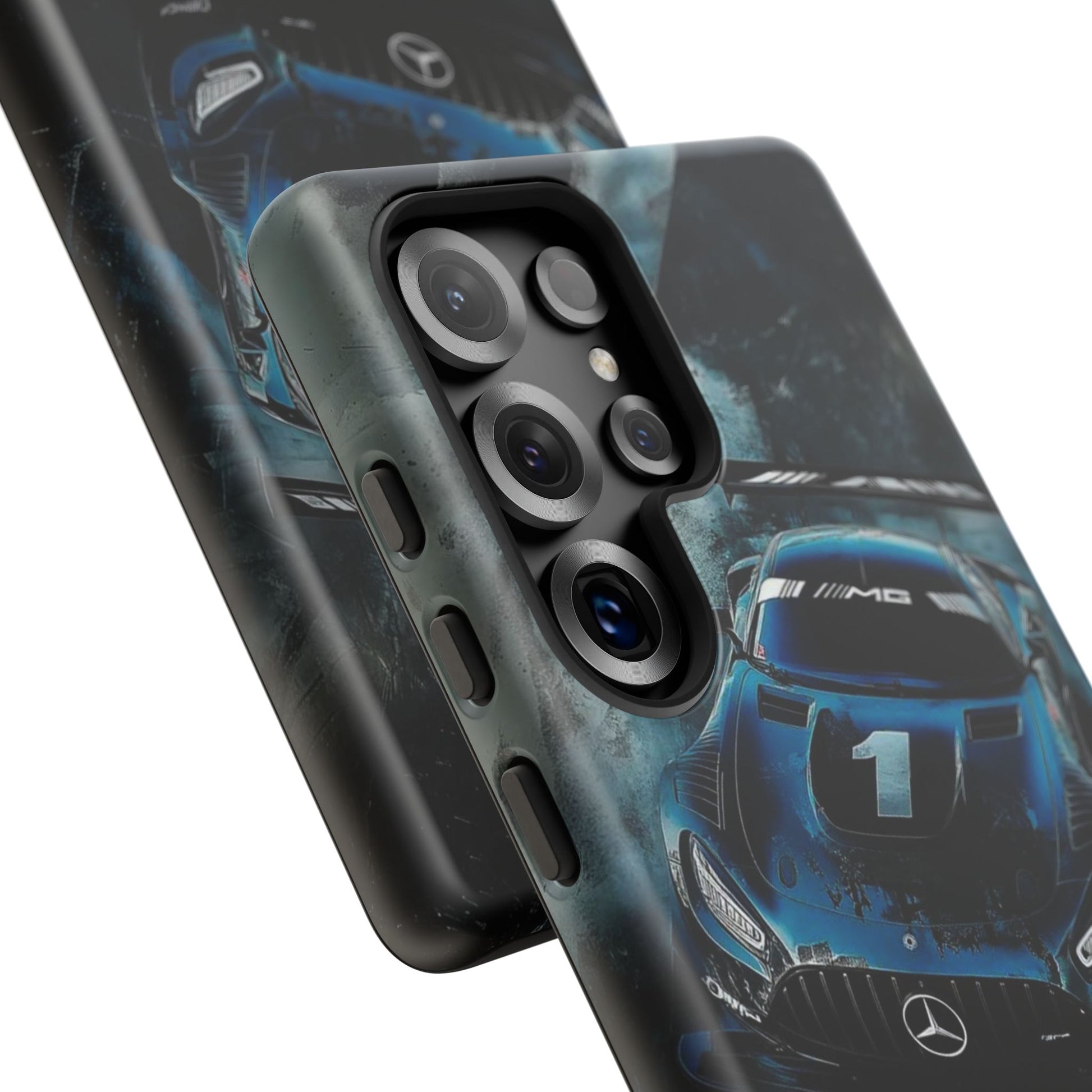 Mercedes AMG Racing Car Tough Cases for iPhones, Samsung, and Pixel