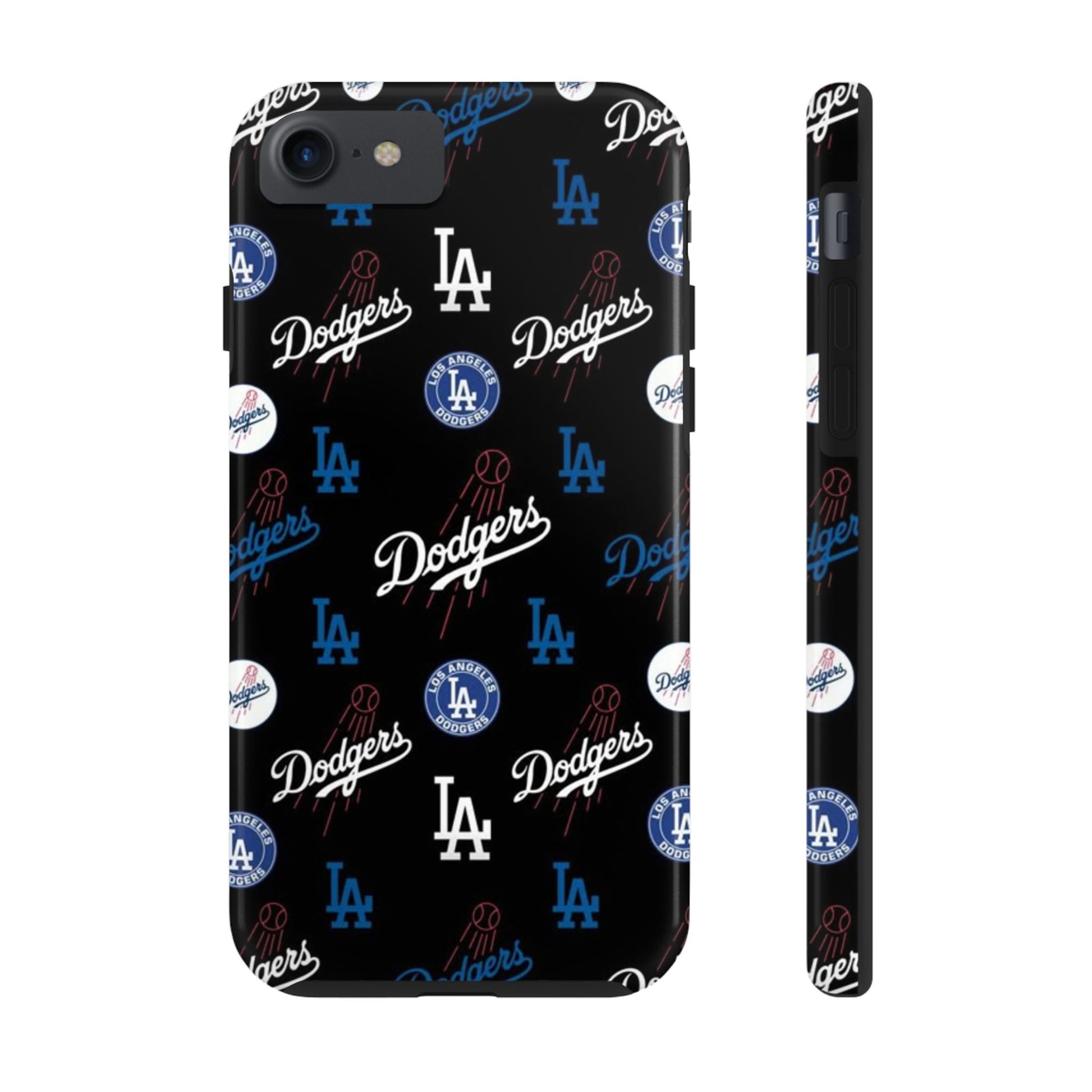 Dodgers Baseball Pattern Phone Cases for Iphones & Samsung Phones Durable