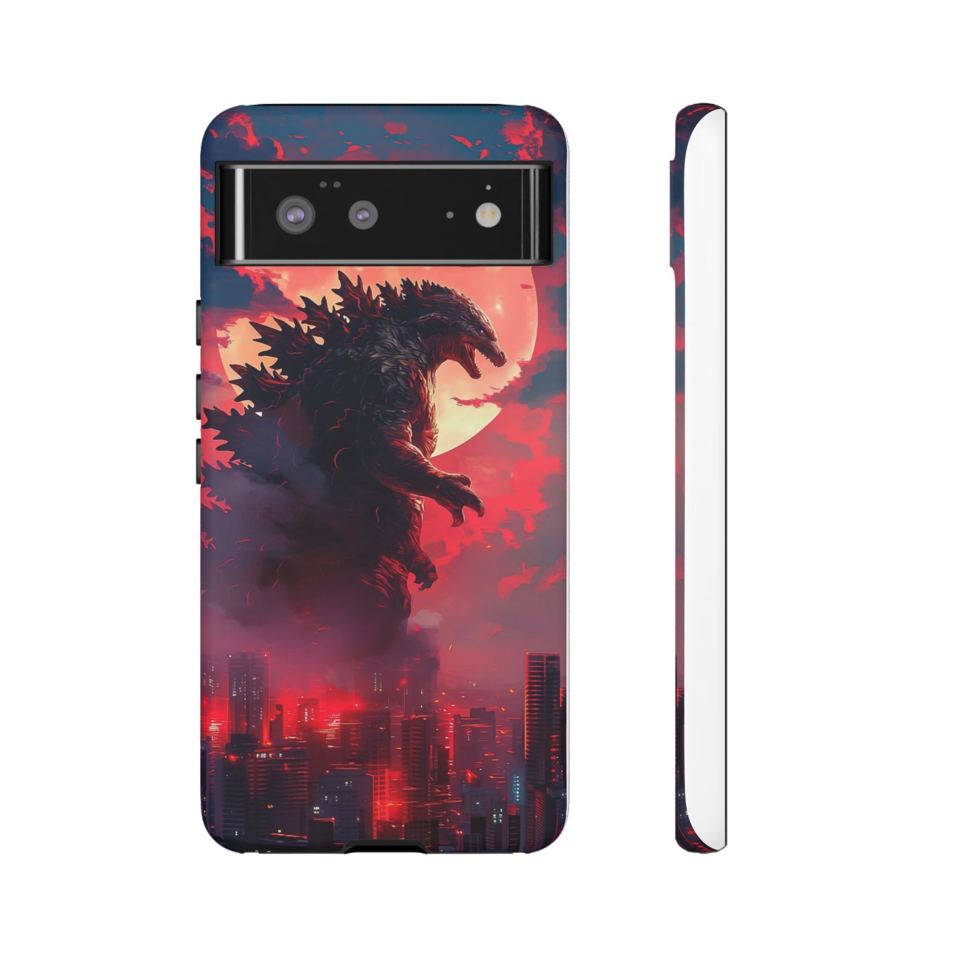 King of Monsters Godzilla Tough Phone Cases for iPhones, Samsung, and Pixel