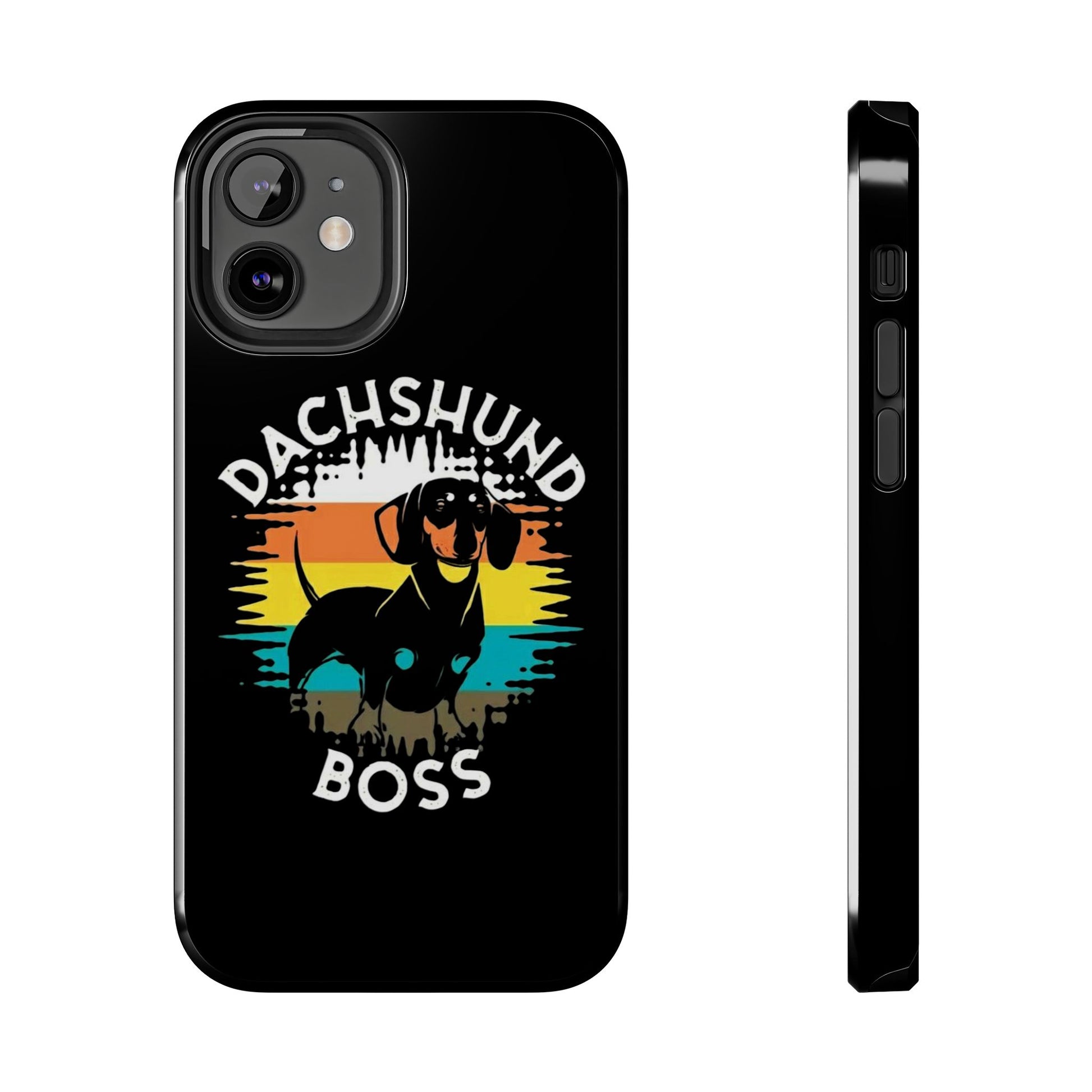 Dachshund Boss Theme Phone Cases for iPhones & Samsung Phones