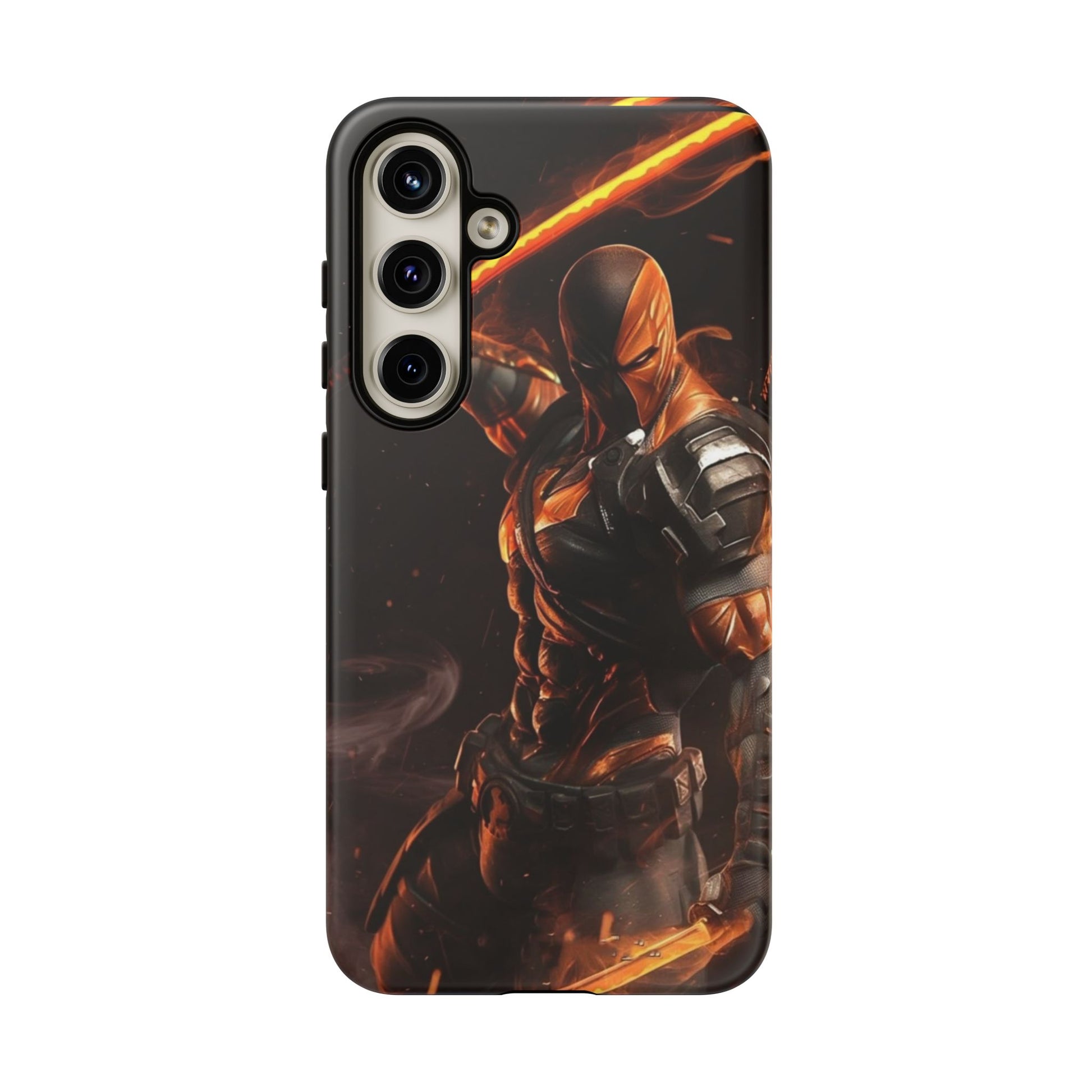 DC Comics Death Stroke Tough Cases for iPhones, Samsung, and Pixel