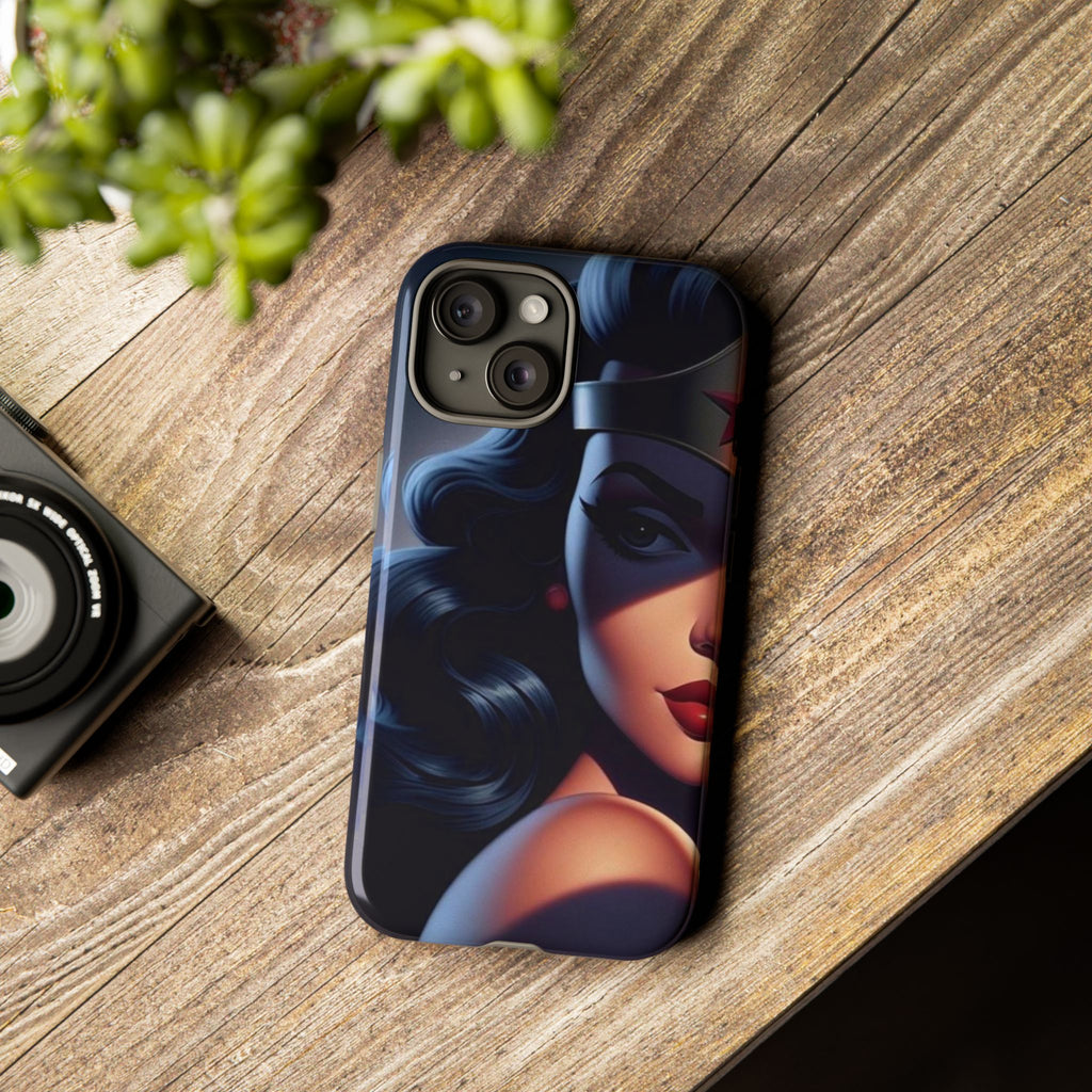Classic Comics Wonder Woman Tough Cases for iPhones, Samsung, and Pixel