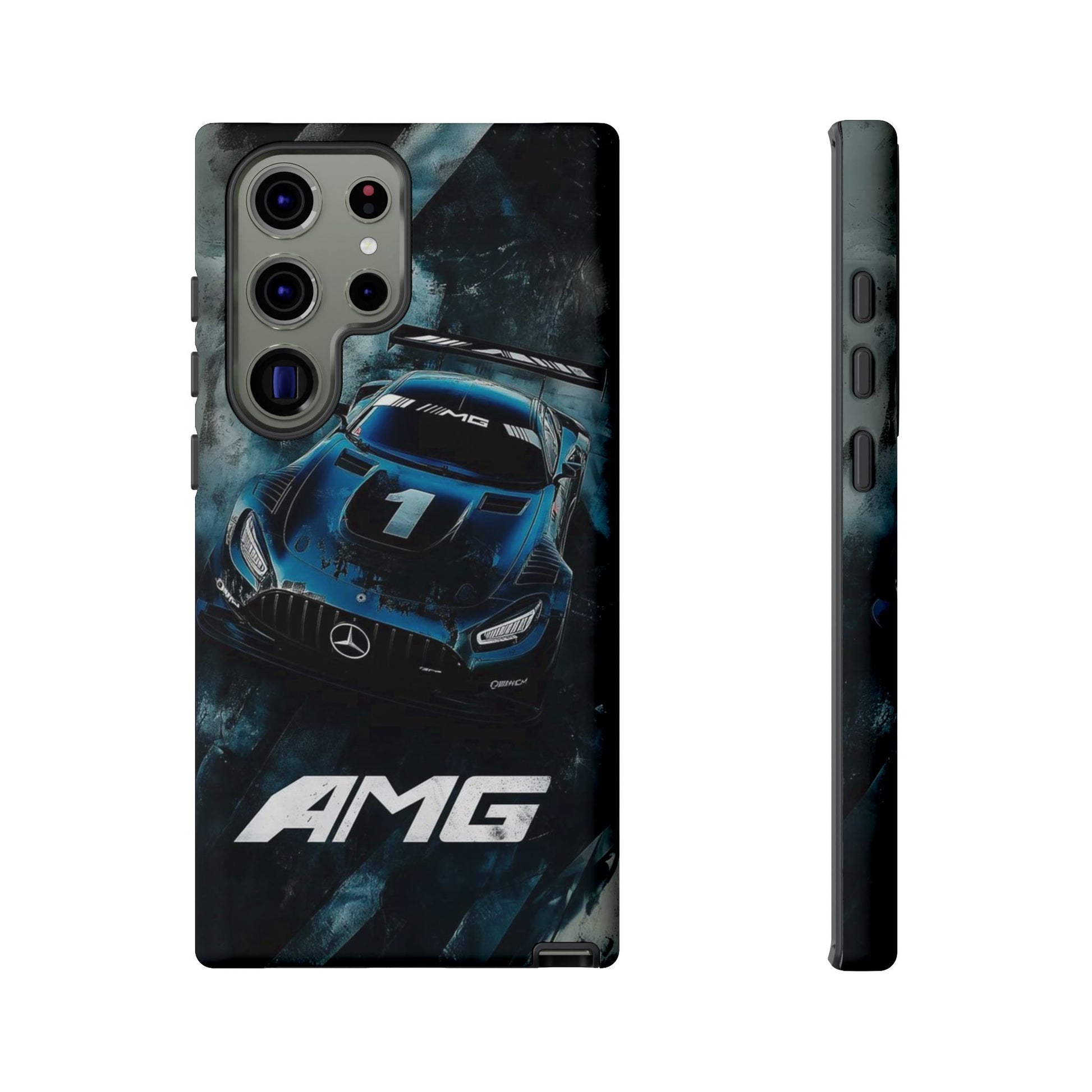 Mercedes AMG Racing Car Tough Cases for iPhones, Samsung, and Pixel