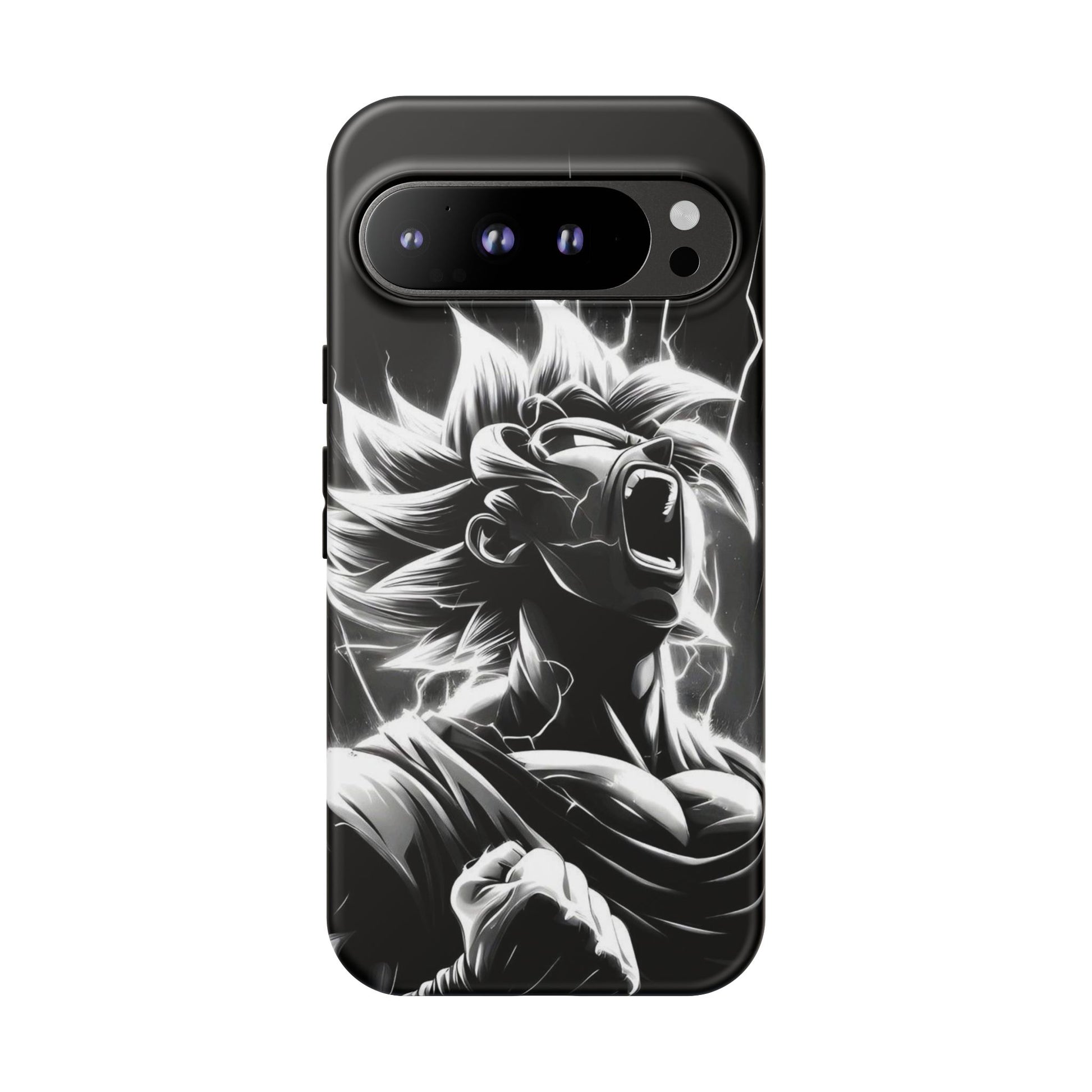 Anime Saiyan Rage Dragon ball Z Tough Cases for iPhones, Samsung, and Pixel