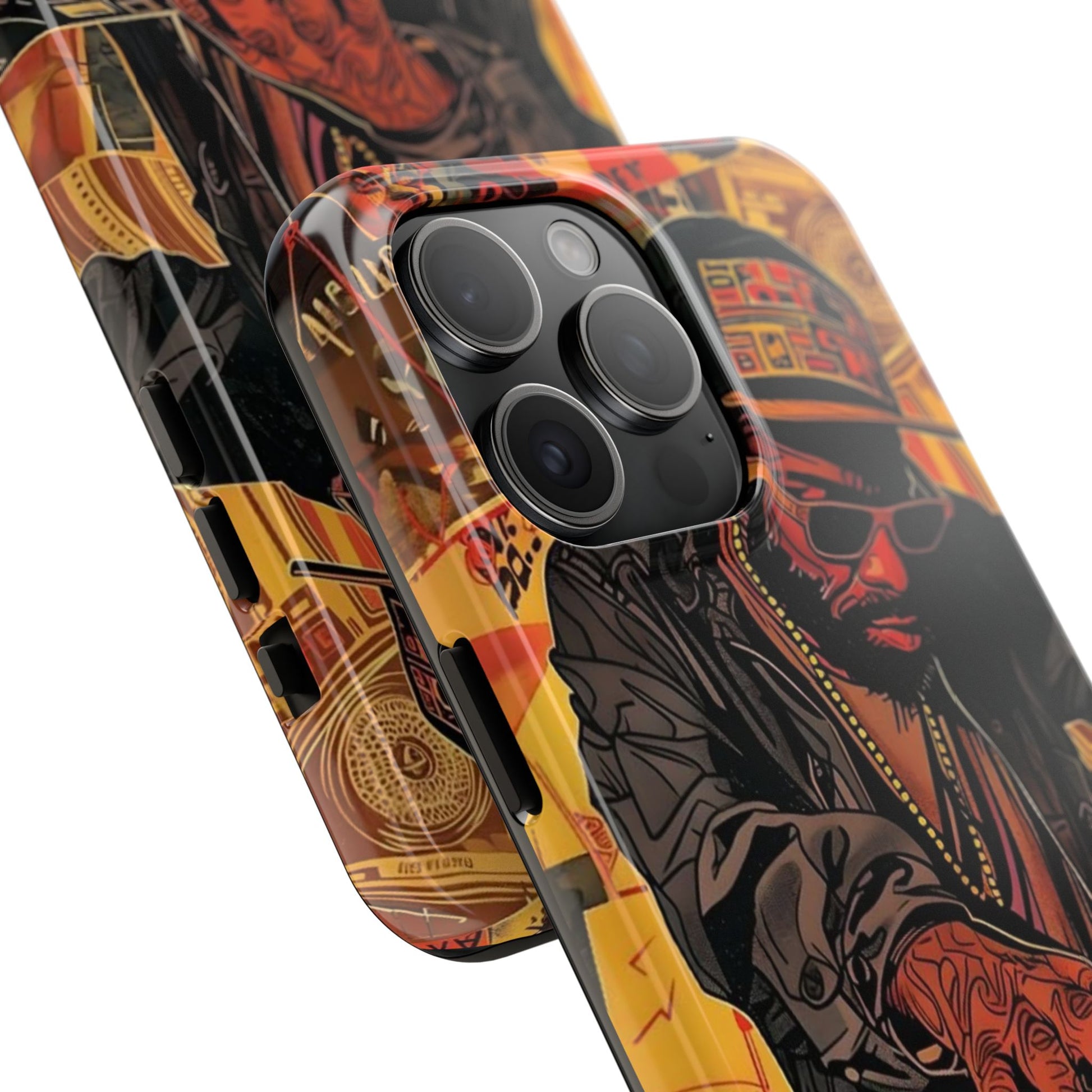 DJ on Turntables Hip Hop Phone Cases for Iphones & Samsung Phones