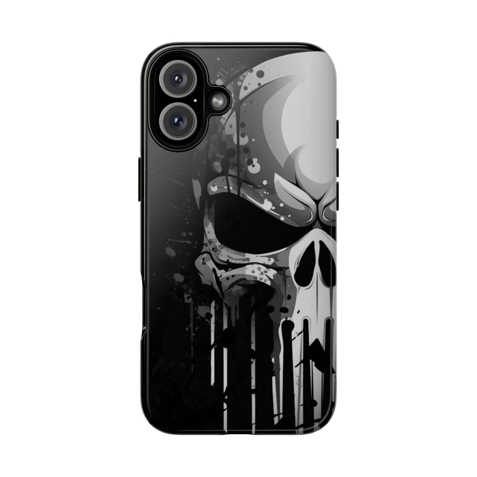 Punisher Skull Tough Cases for iPhones, Samsung, and Pixel