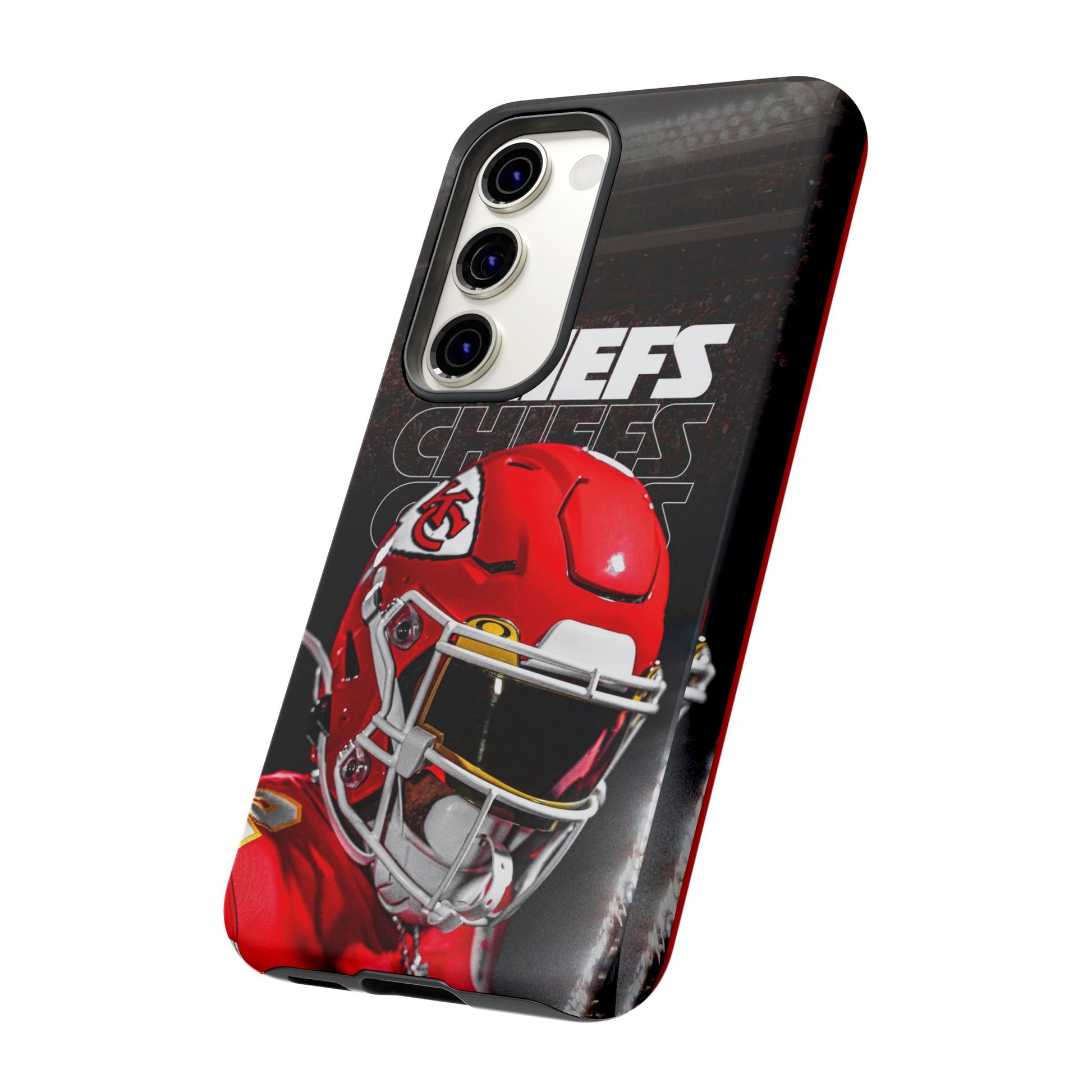 Kansas City Chiefs Football Helmet Logo Tough Cases for iPhones, Samsung, and Pixel
