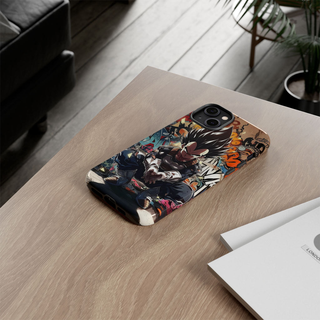 Anime Vegeta Dragon ball Z Tough Cases for iPhones, Samsung, and Pixel