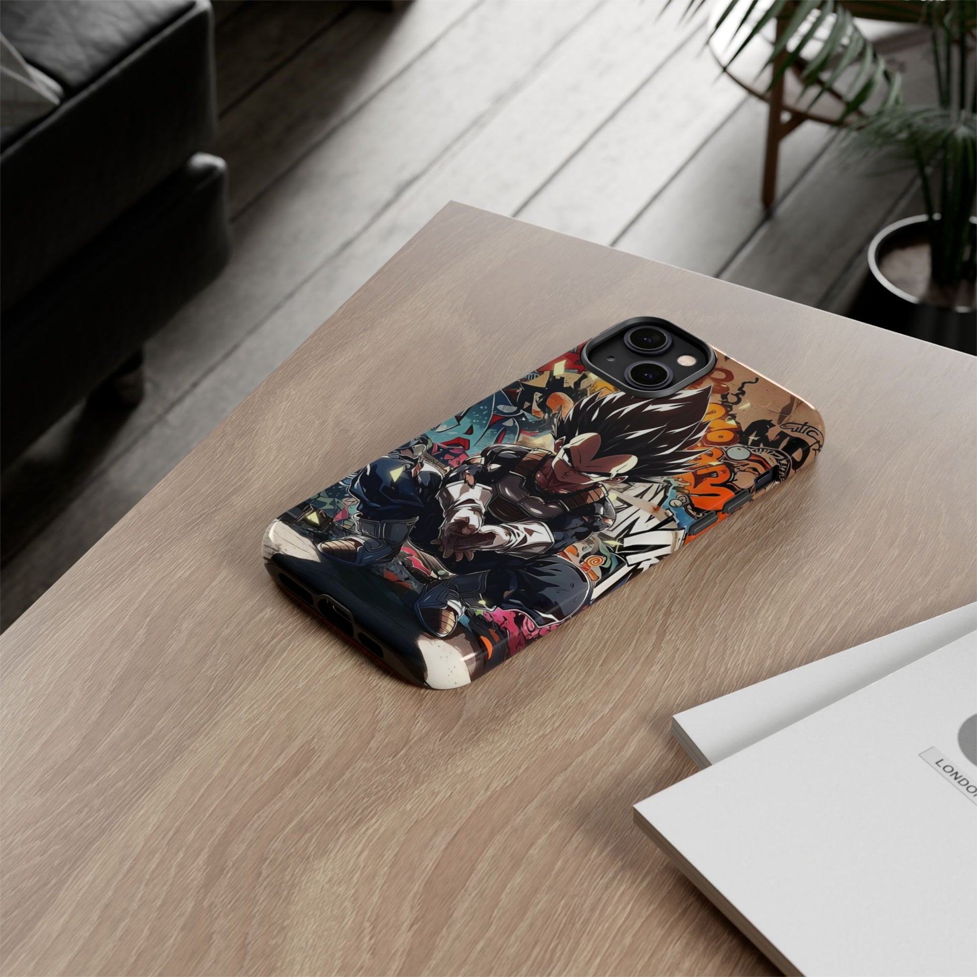 Anime Vegeta Dragon ball Z Tough Cases for iPhones, Samsung, and Pixel
