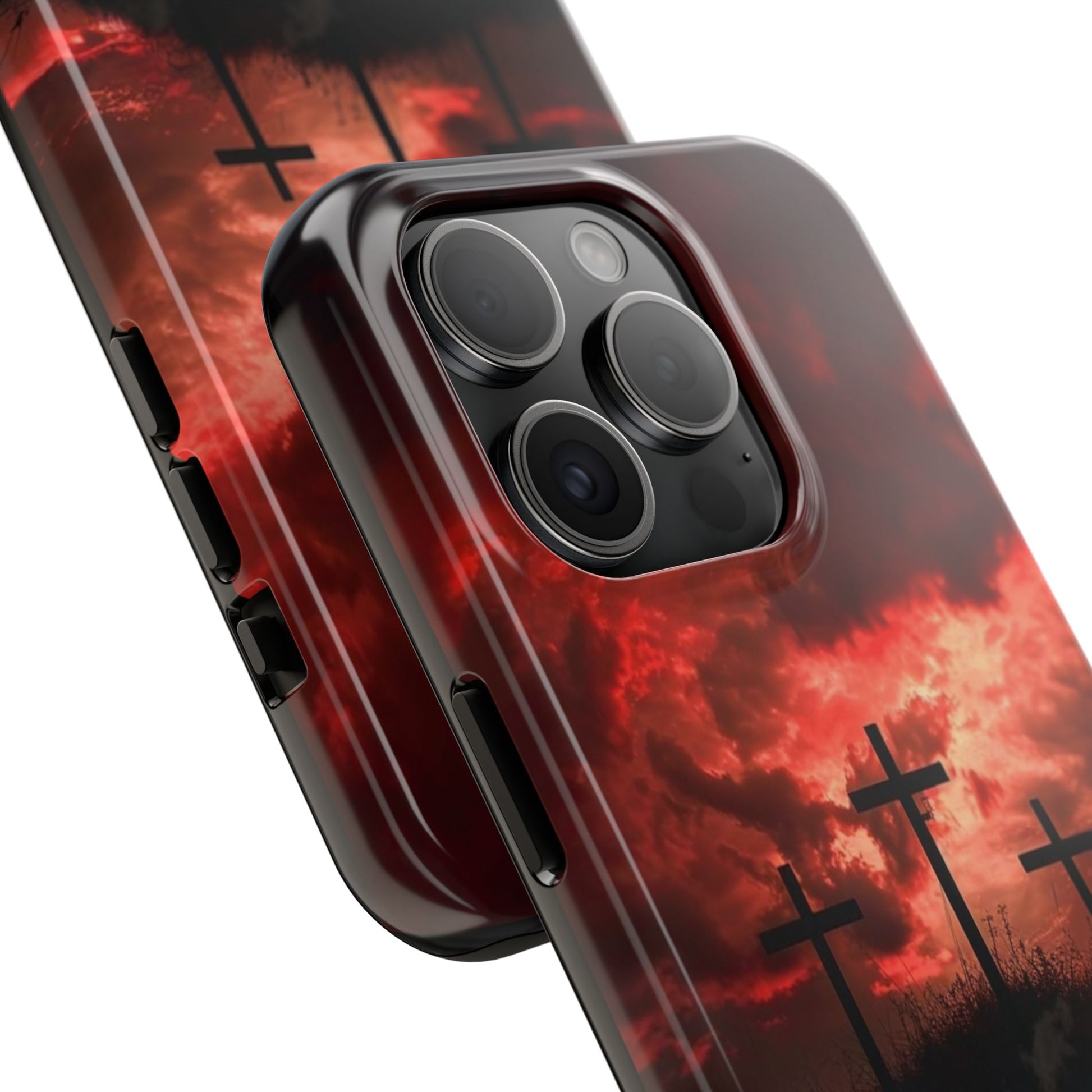 Crosses at Golgotha Christian Cases for iPhones & Samsung Phones