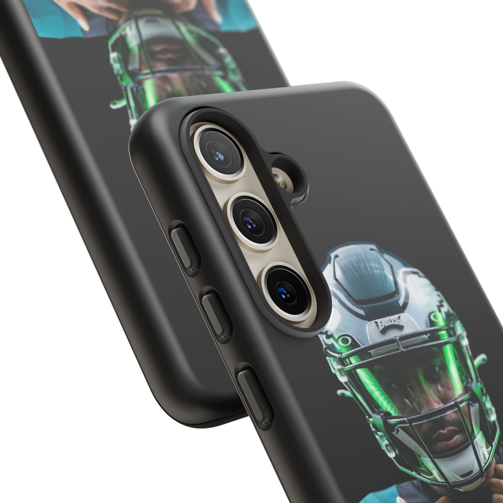 Eagles Football Jalen Hurts Tough Cases for iPhones, Samsung, and Pixel