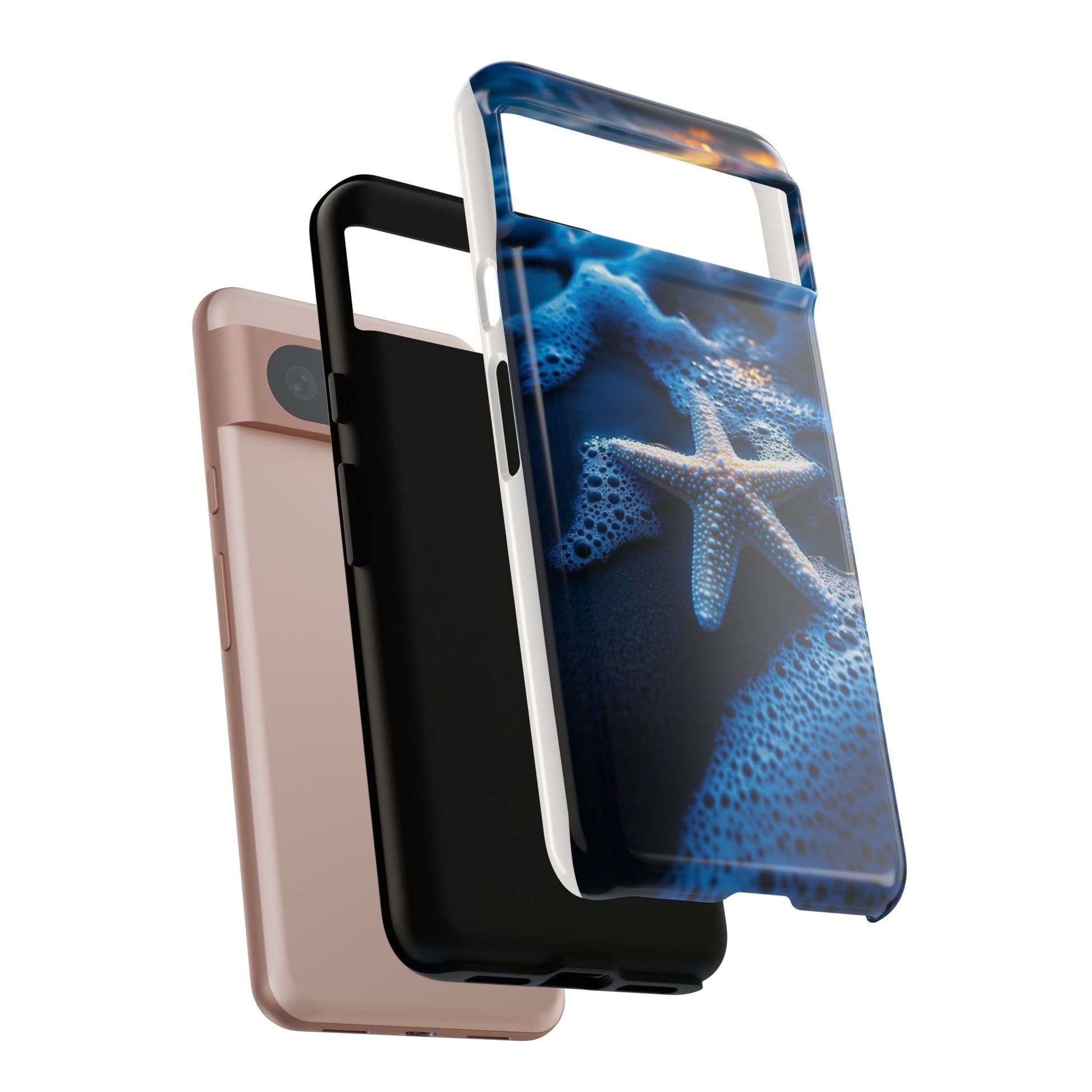 Starfish Beach Tough Cases for iPhones, Samsung, and Pixel